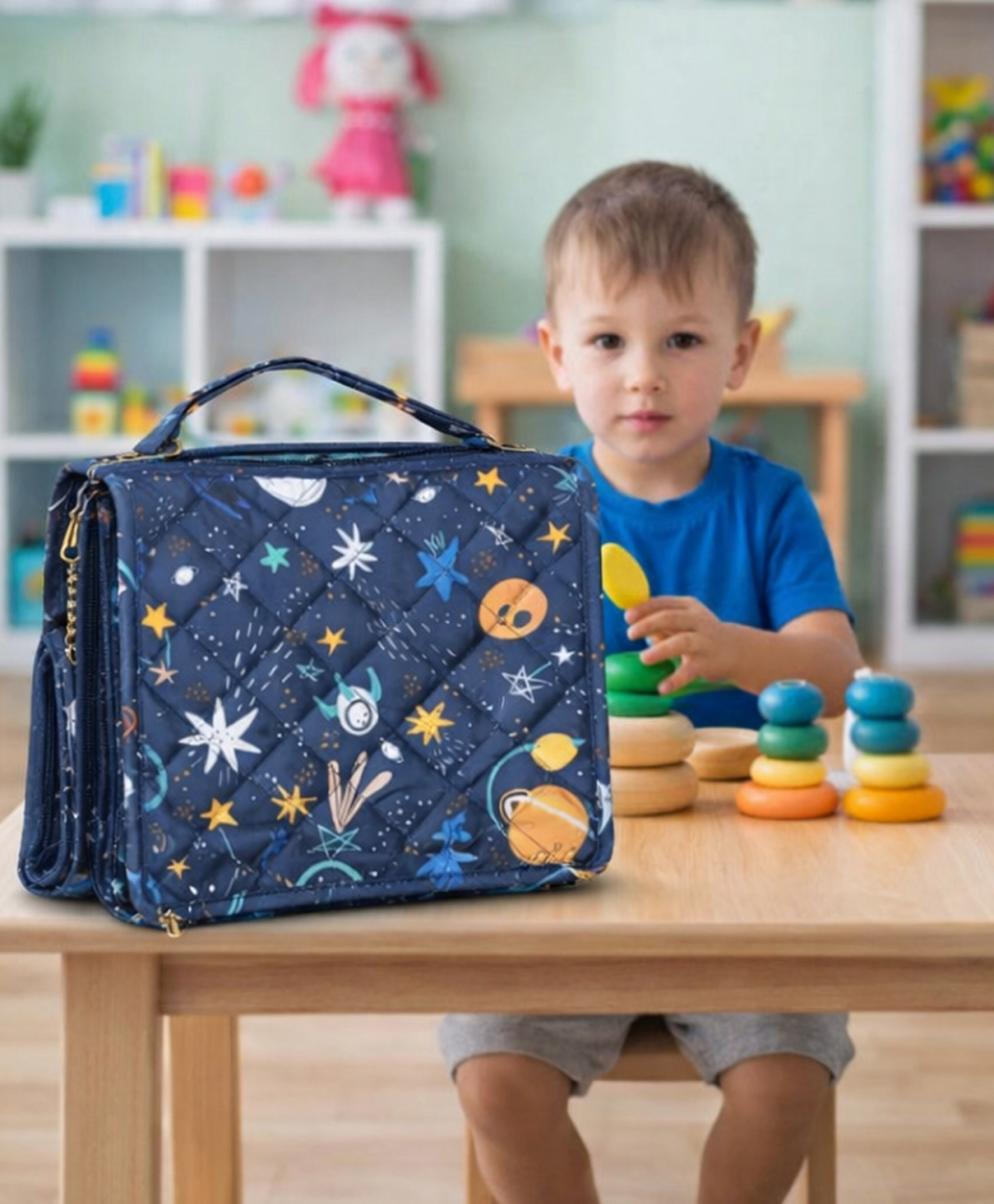 Playful Plunge Multi- Foldable Travel Kit - Outer Space-image-43