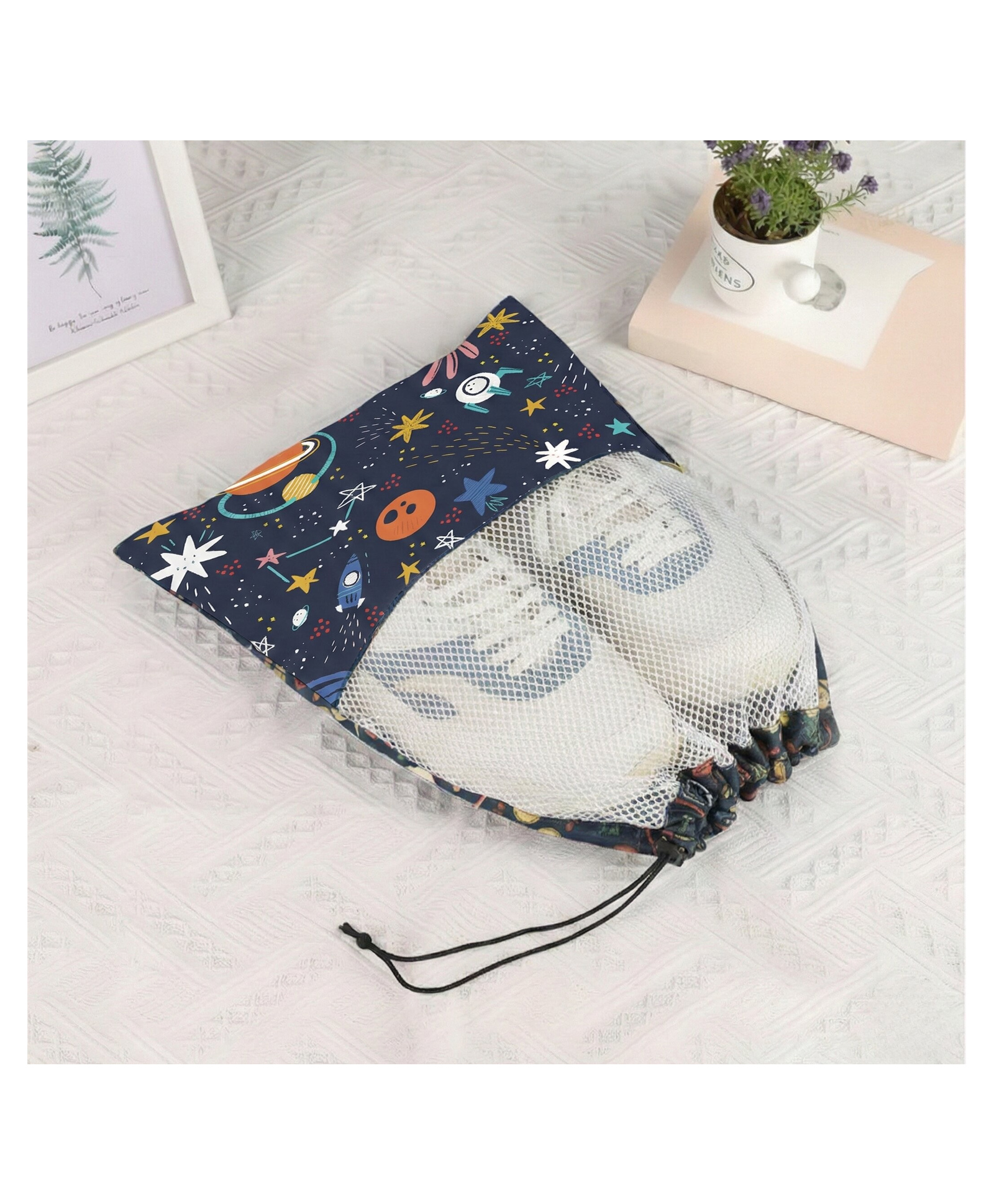 Playful Plunge Shoe Pouch - Outer Space-image-28