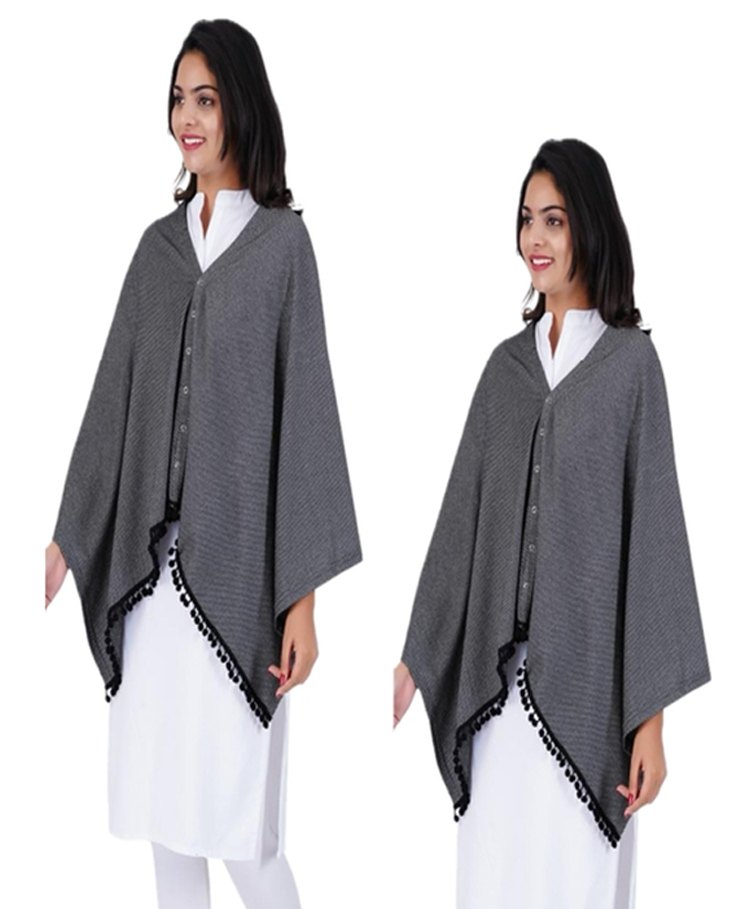 AGUILA Multi Purpose Feeding Shawl Pack Of 2 - Black-image-43