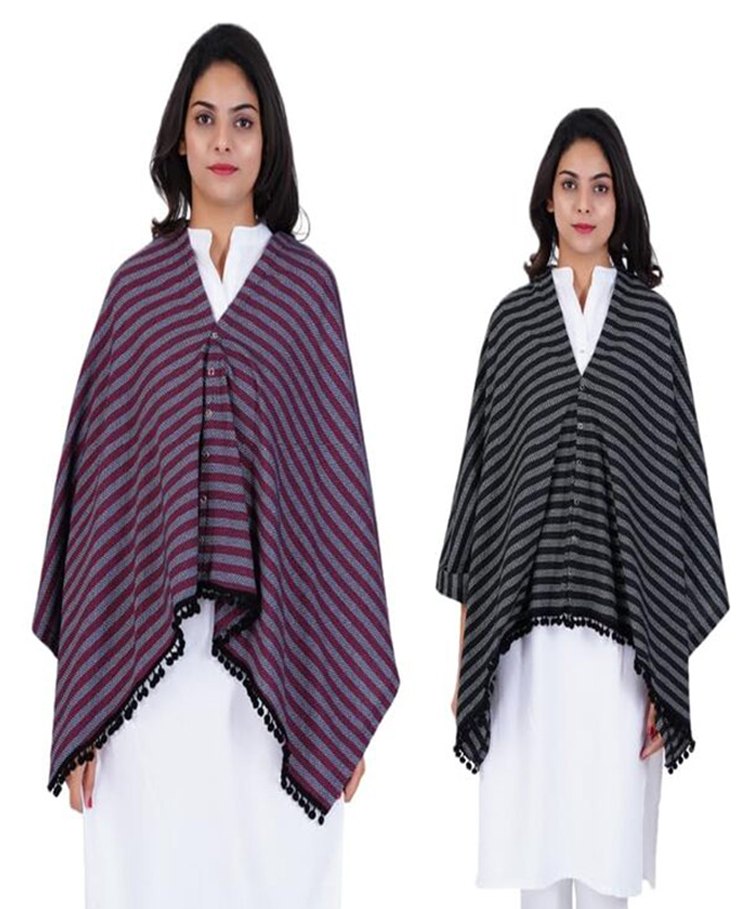 AGUILA Multi Purpose Feeding Shawl Pack Of 2 - Pink-Dark Green-image-46