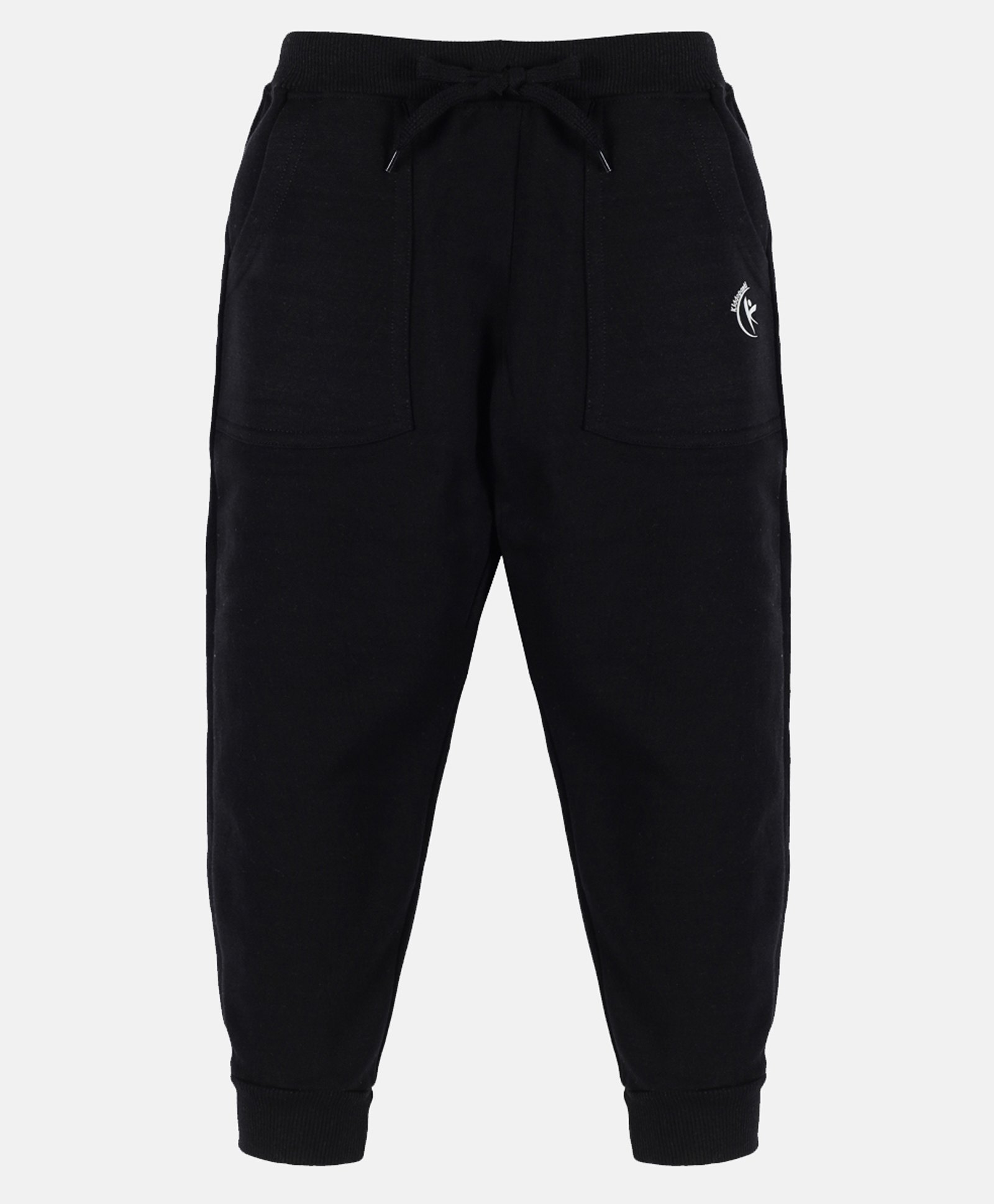 Kiddopanti Brand Name Printed Track Pant - Black-picture-23