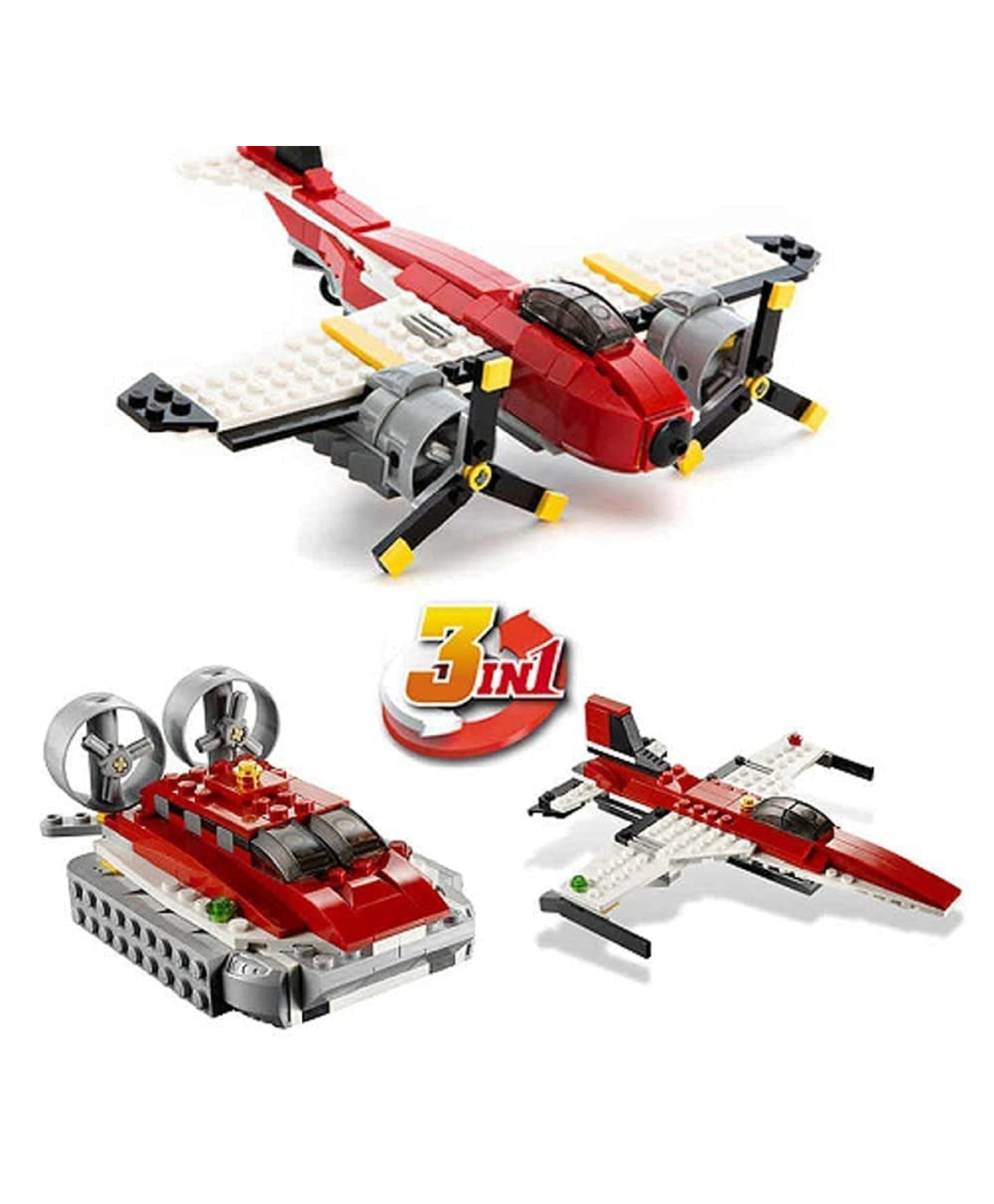 SVE 241PCs Creative Architect Propeller Adventures 3 In 1 Building Blocks Set For Kids-image-45