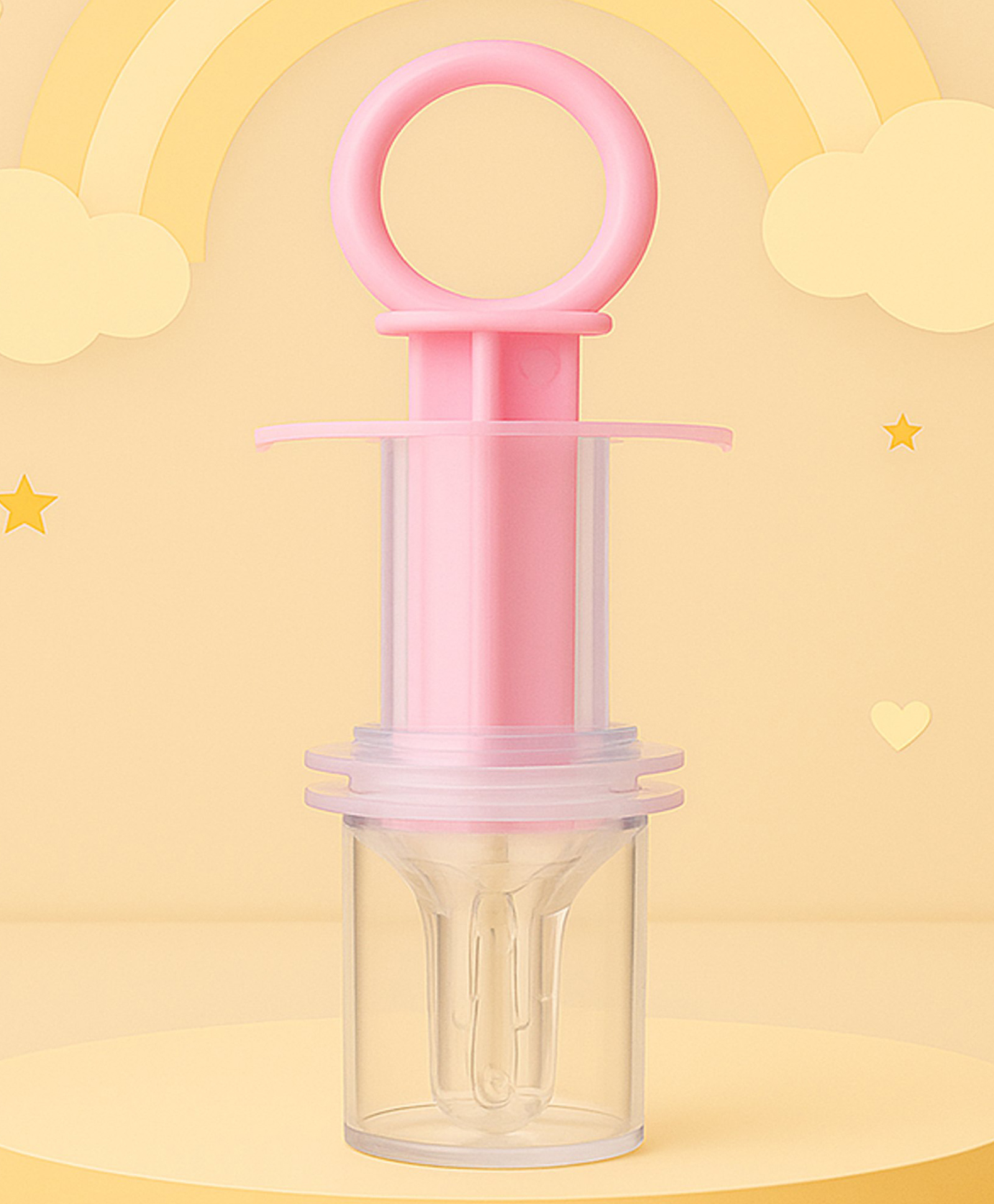 The Cheeky Kidzz Multi-Functional Baby Smart Medicine Needle Feeder Squeeze Medicine Dropper (PINK)-image-47