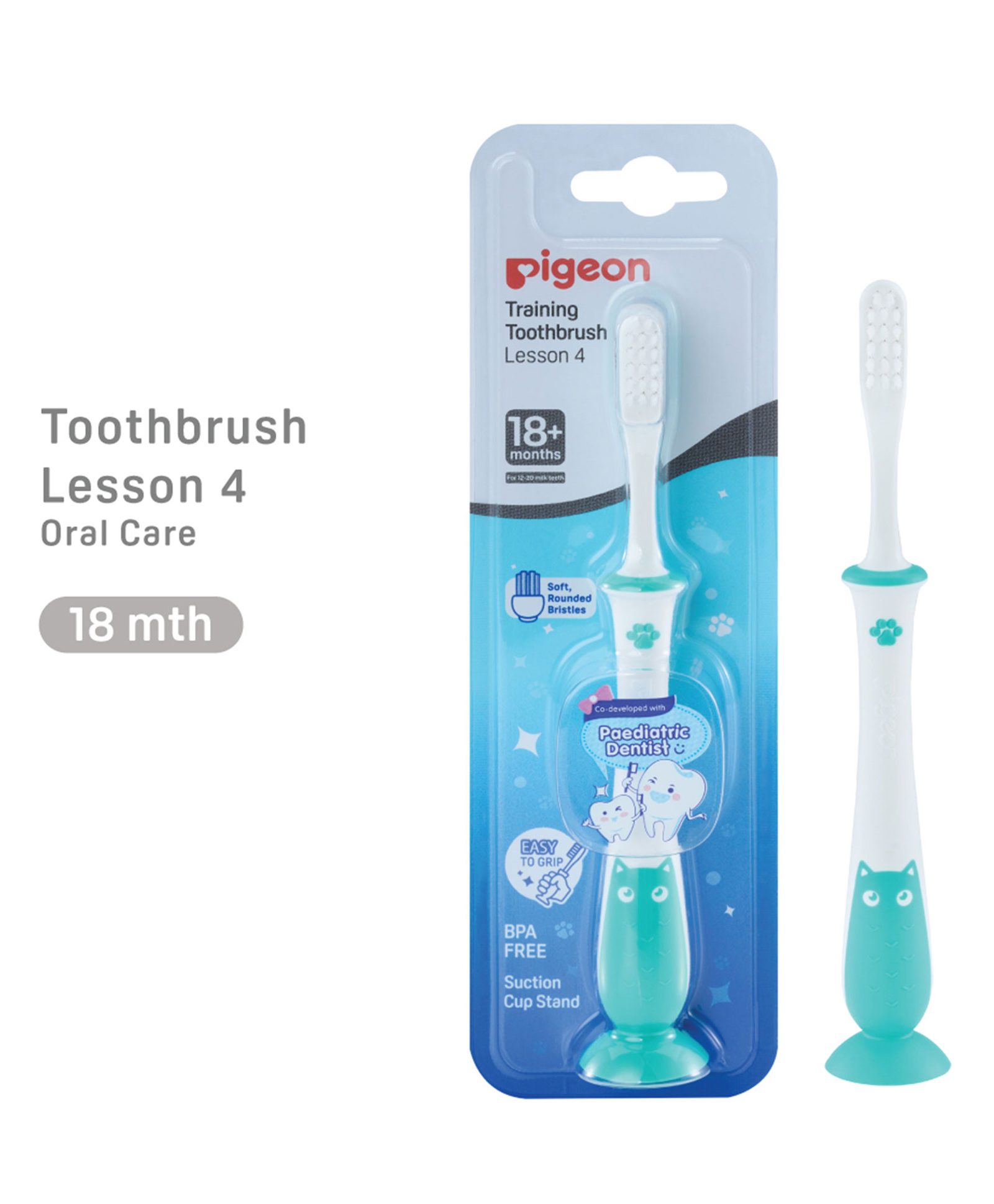 Pigeon Training Toothbrush Lesson 4 - Mint-picture-17