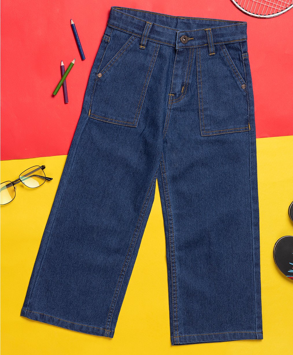 PURPLE UNITED KIDS Denim Solid Jeans - Mid Blue-picture-18