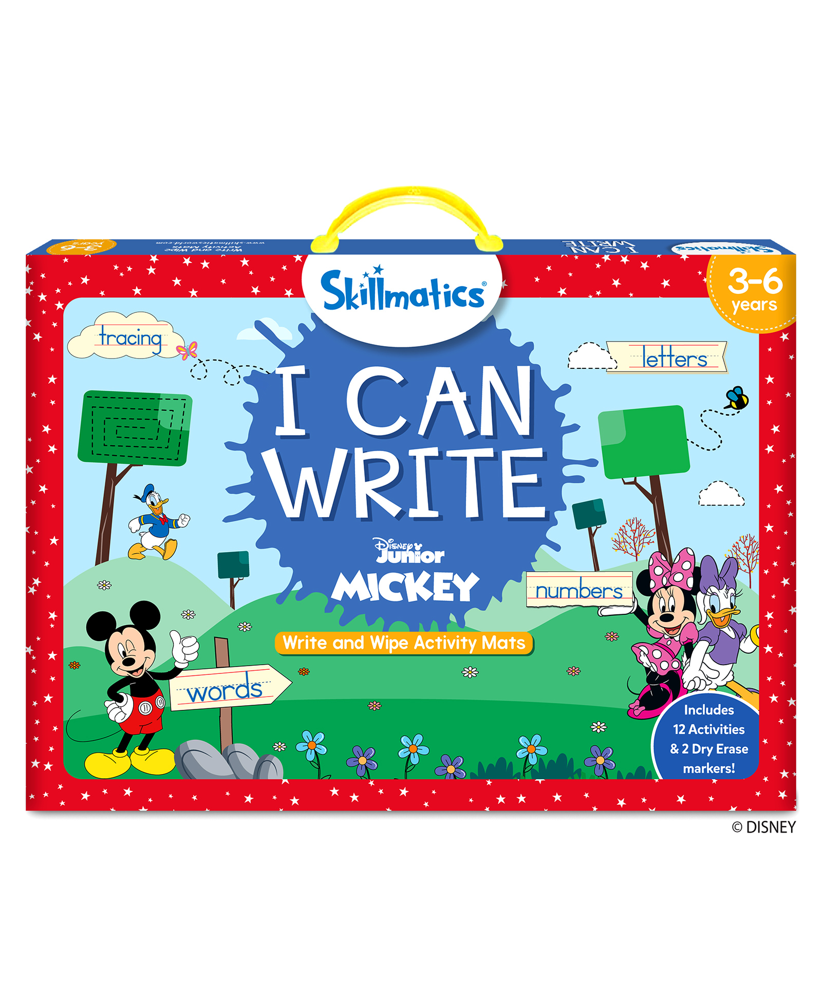 Skillmatics Preschool Learning Activity - I Can Write Disney Junior Mickey Mouse, Educational Game for Kids, Toddlers, Preschoolers Who Love Toys, Art & Craft Activities-image-13
