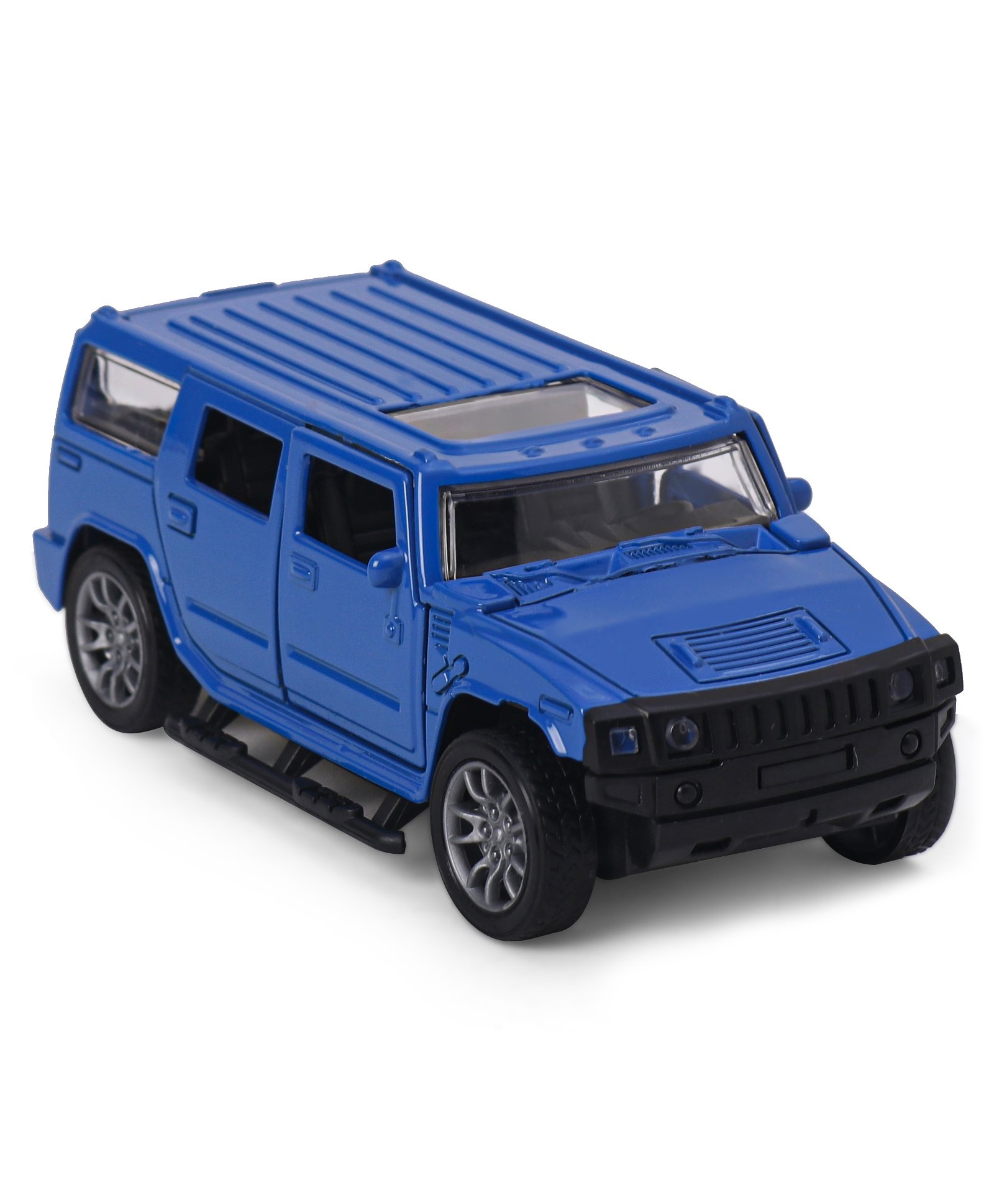 Kids Fun Toys Pull Back 1:32 Die-Cast Car SUV - Blue-image-39