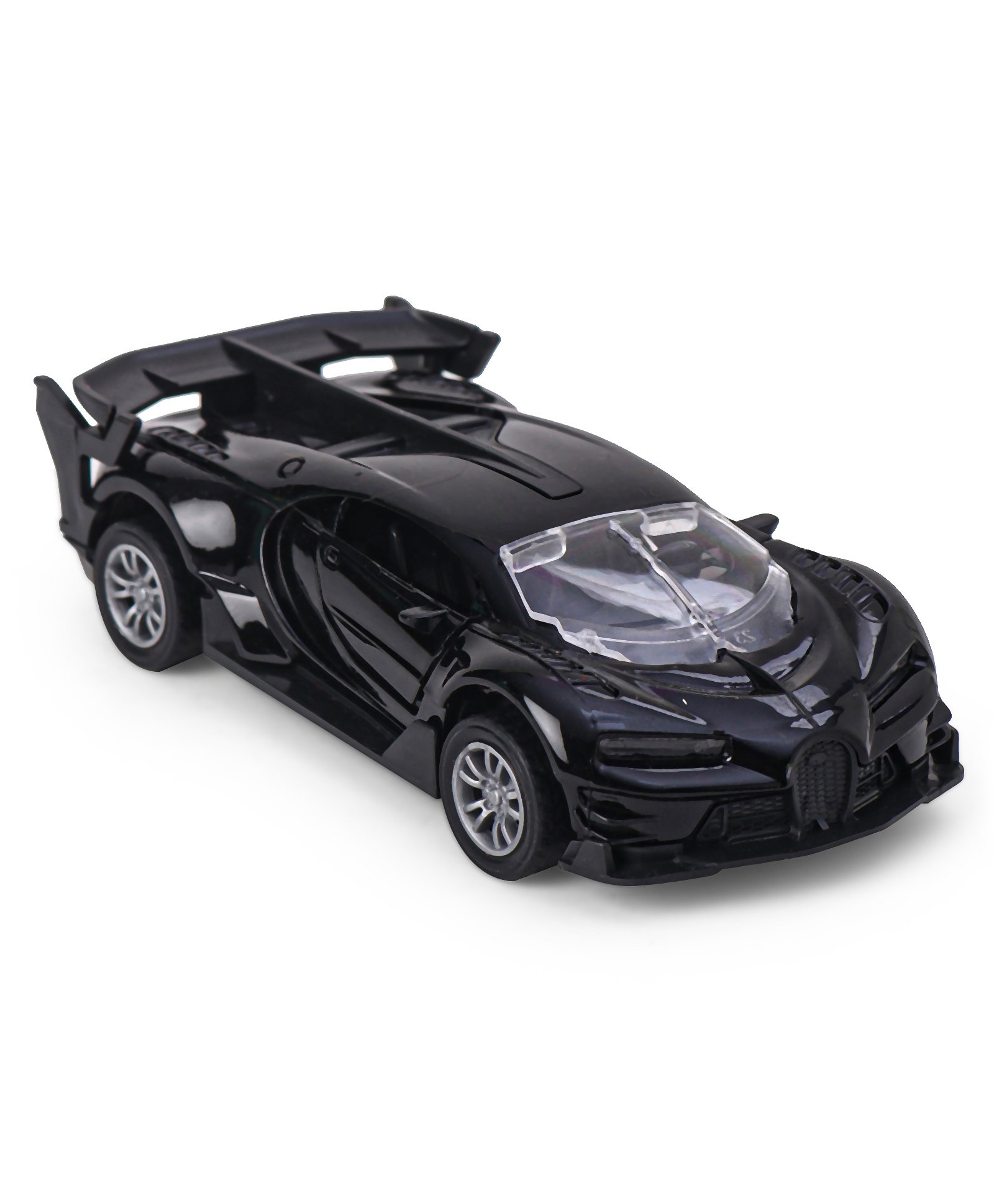 kids fun toys KIDS FUN Die Cast Car Pull Back Sports Car1:32 -Black-picture-22