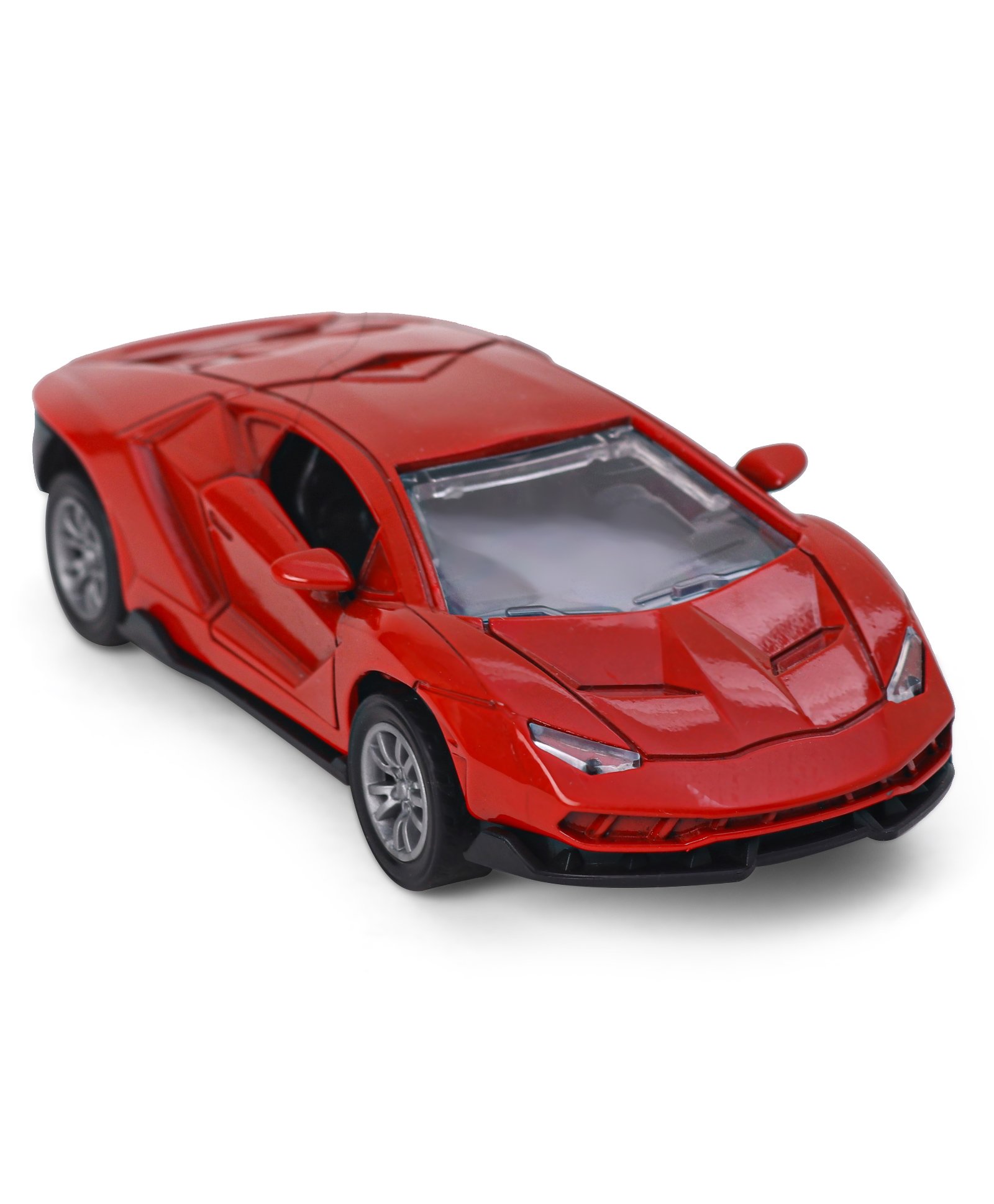 Kids Fun Toys Pull Back 1:32 Die Cast Sport Toy Car - Red-image-14