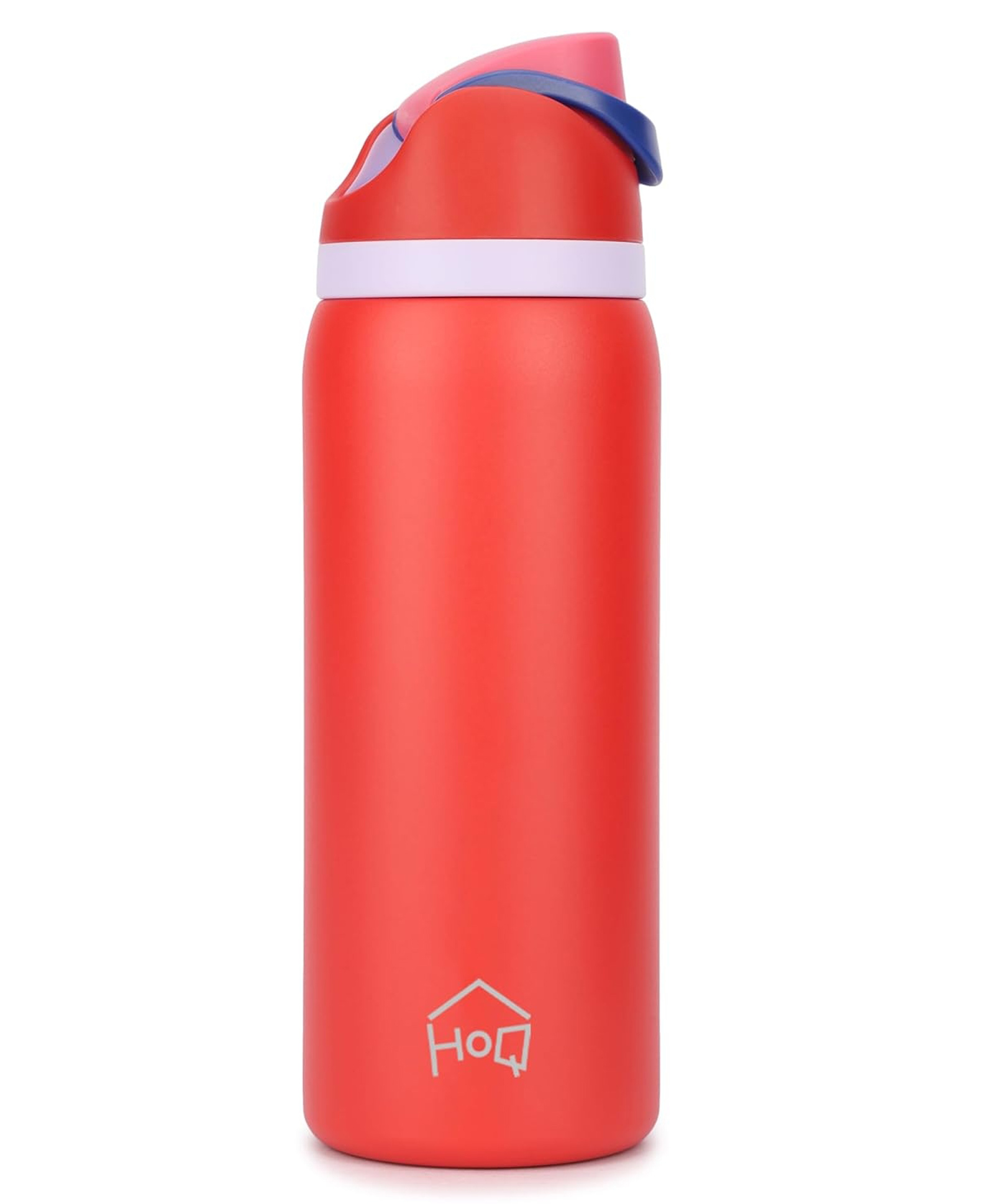 House of Quirk FreeSip Insulated Stainless Steel Water Bottle with Straw for Sports and Travel BPA-Free 950 ml-Red-picture-30