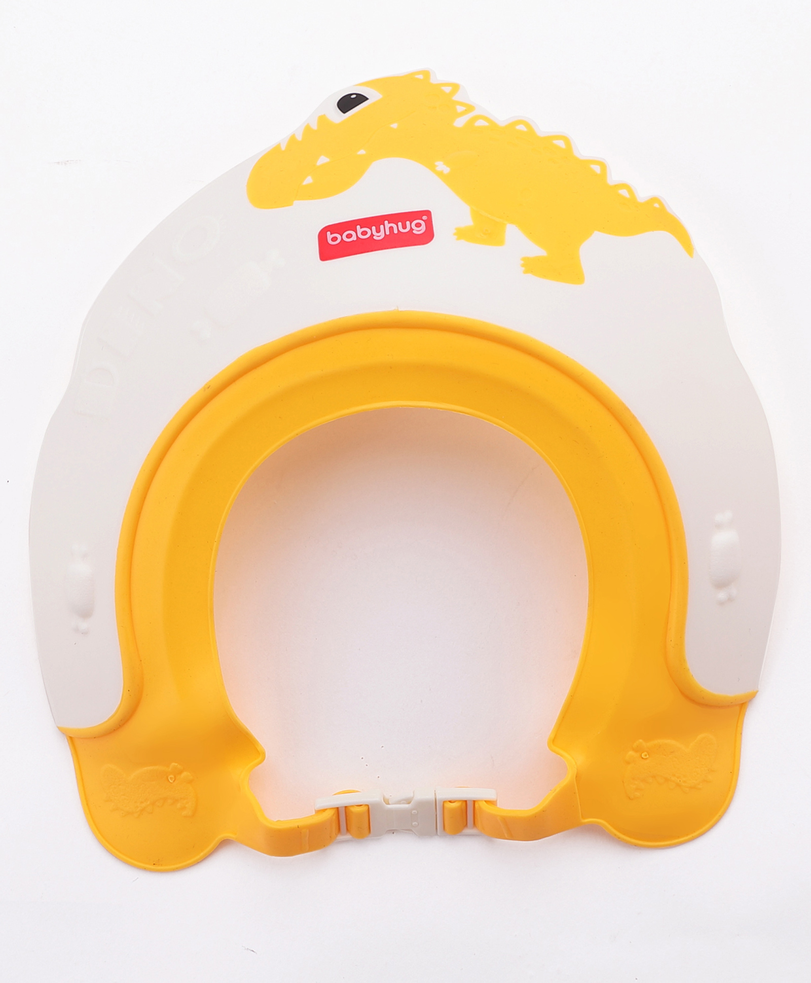 Babyhug Dino Shaped Shower Cap - Yellow-picture-18