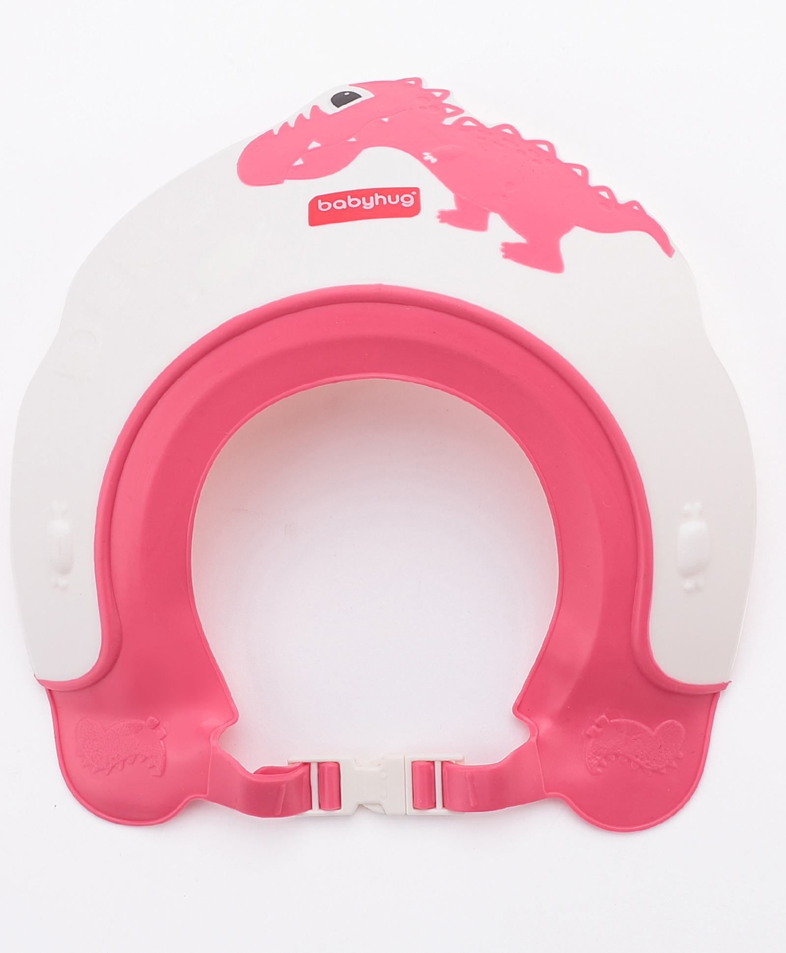 Babyhug Dino Shaped Shower Cap - Red-picture-14