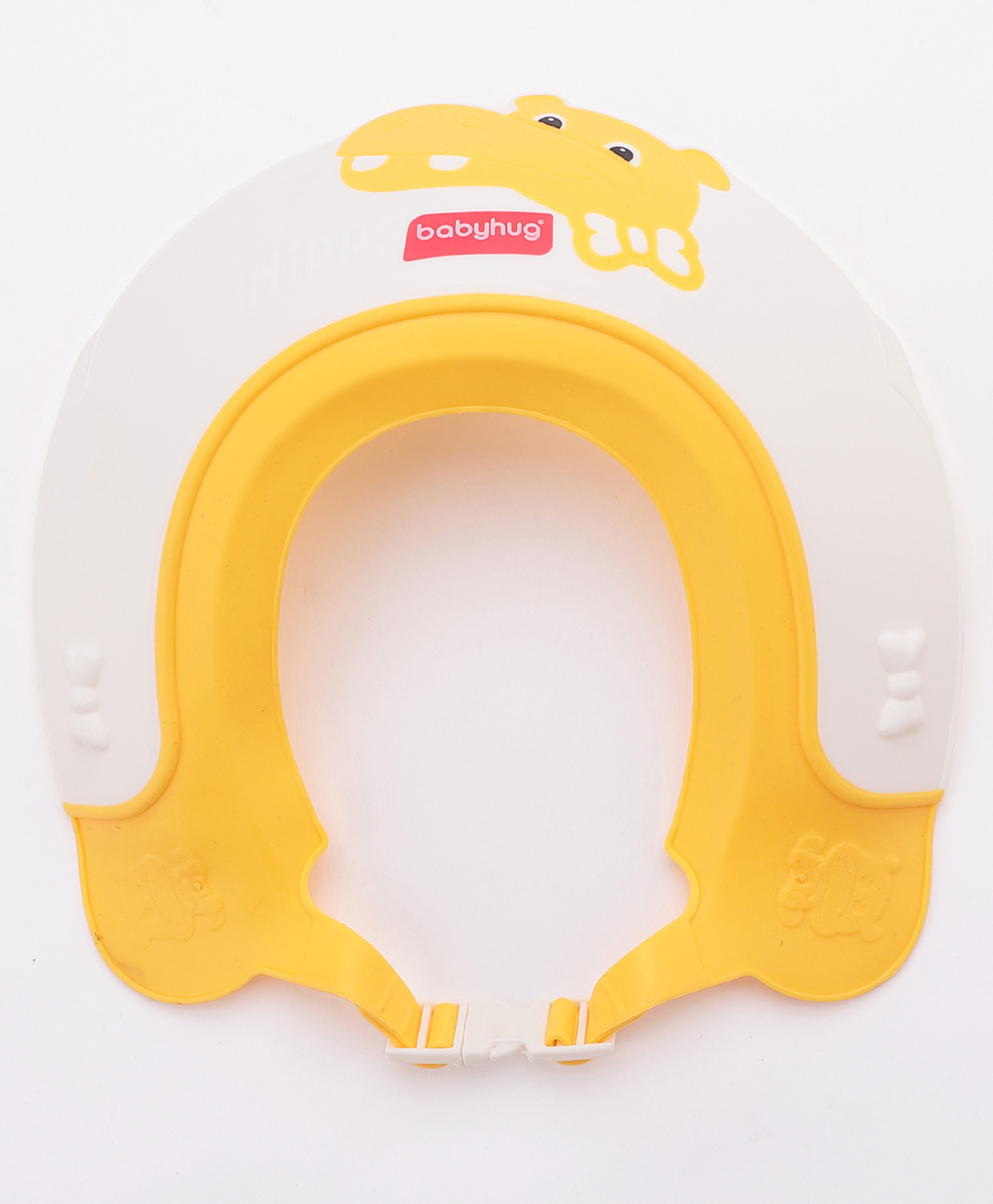 Babyhug Crocodile Shaped Shower Cap - Yellow-picture-19