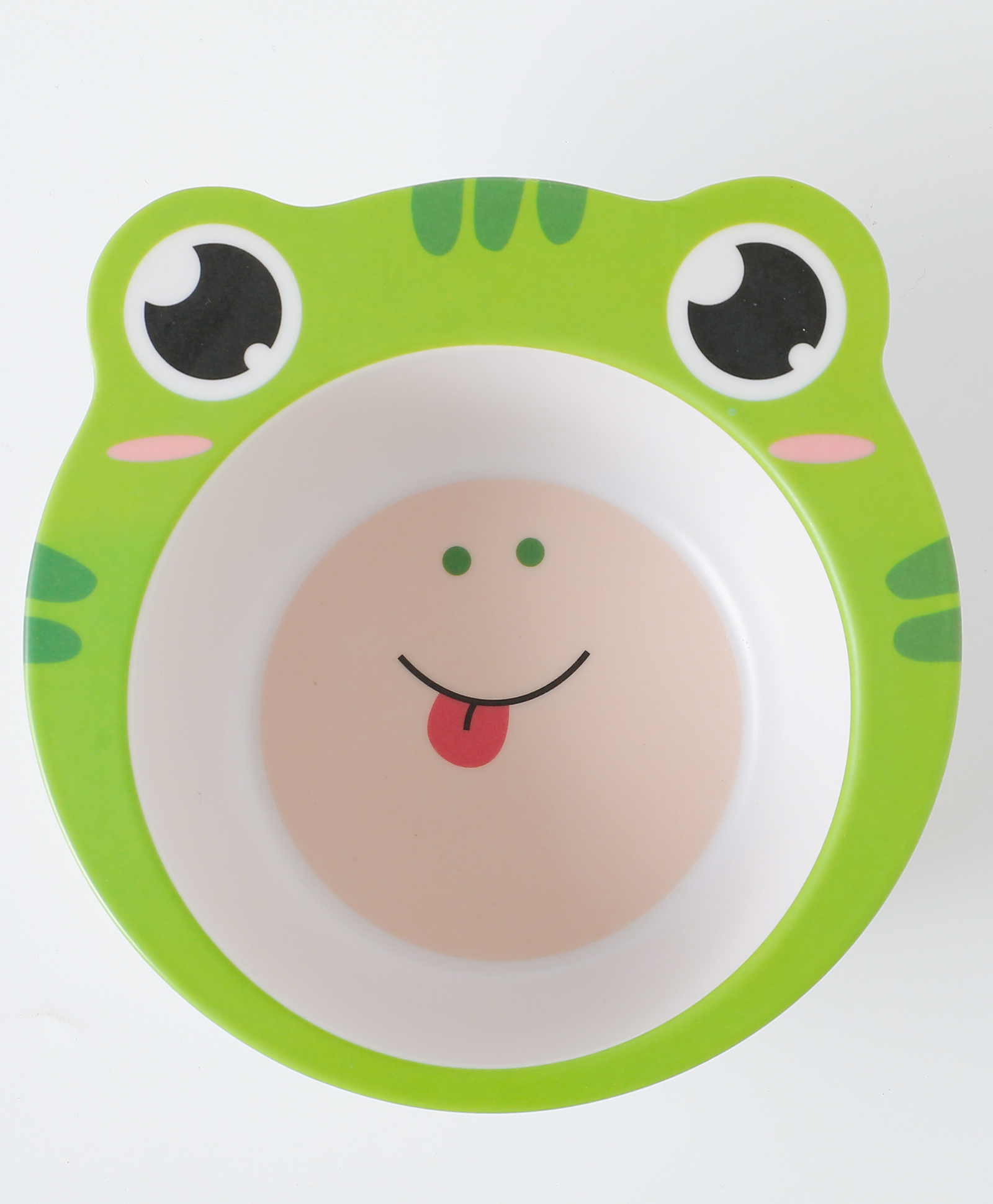 fab n funky Frog Shaped Bowl Green - 280 ml-picture-10