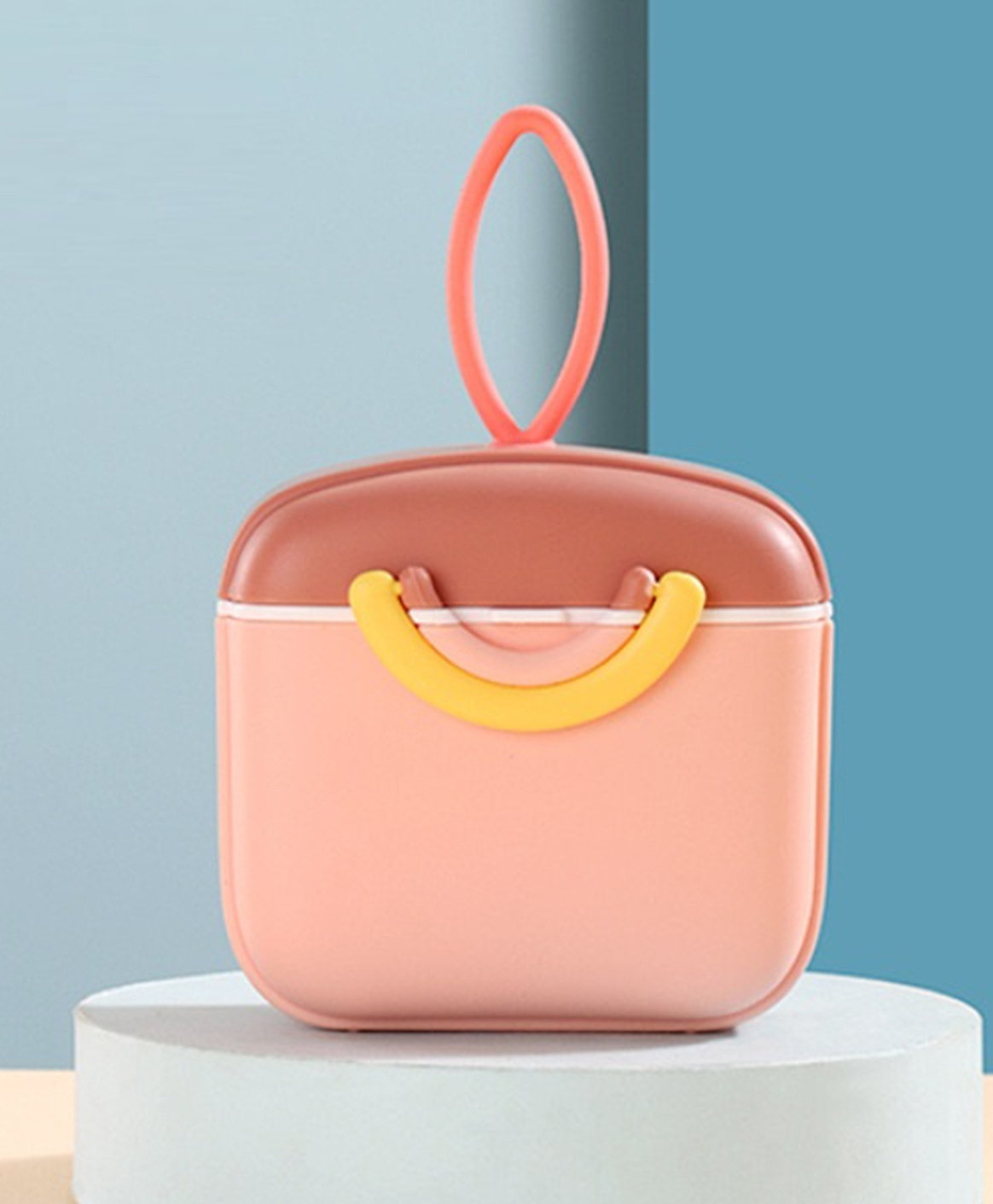 fab n funky Milk Powder Container & Dispenser with Spoon - Pink-picture-16