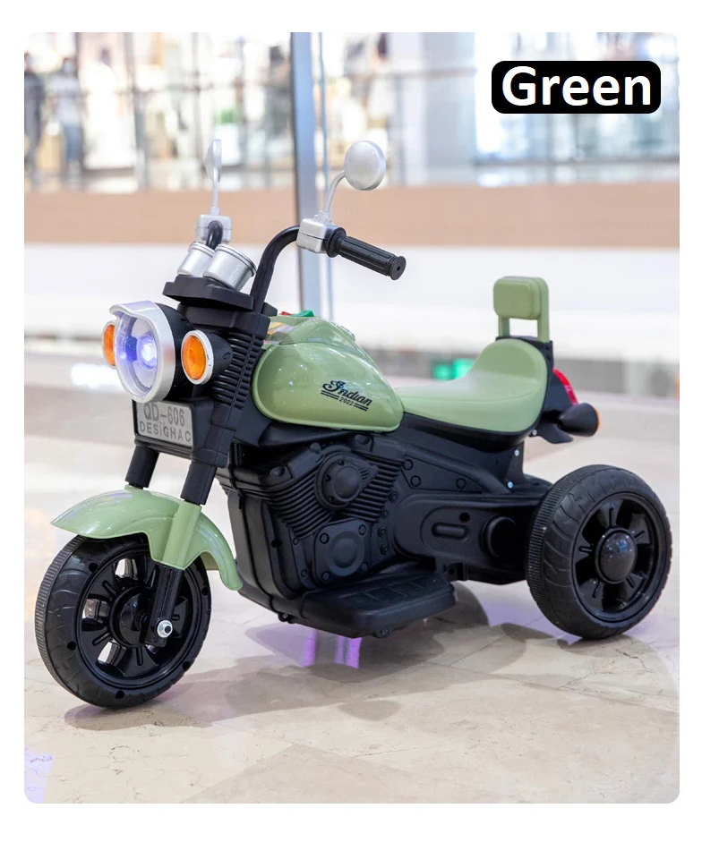 JoyRide Harley Battery Operated Ride On Bike for Kids with Music and Lights, for 2 to 5 Year Child with Foot Accelerator Made in India-picture-19