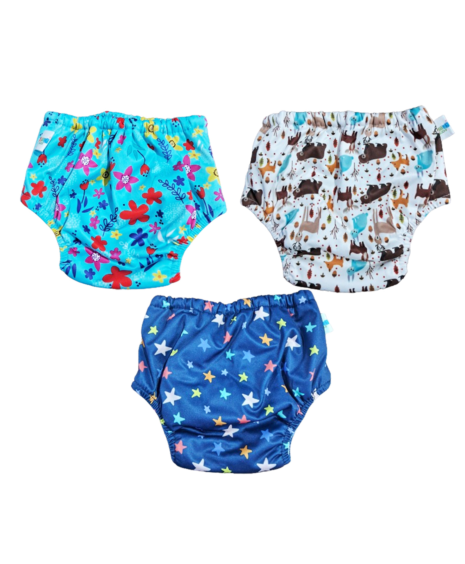 Chinmay Kids Baby Panty Boys and Girls Reusable Washable Waterproof Printed Panty Pack of 3-image-7