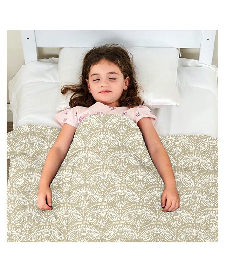 Divine Casa Paisley Green Newborn Baby Reversible Dohar | Toddler AC Blanket (0-4 Years)-image-32