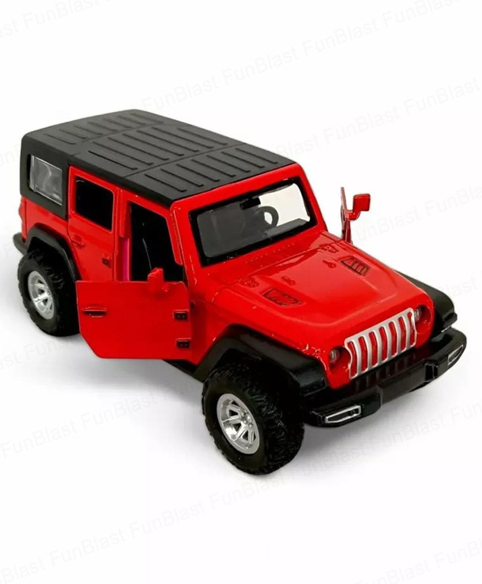 Bunie Realistic Small Size Die Cast Metal Car Pull Back Toy for Kids  Red-image-27