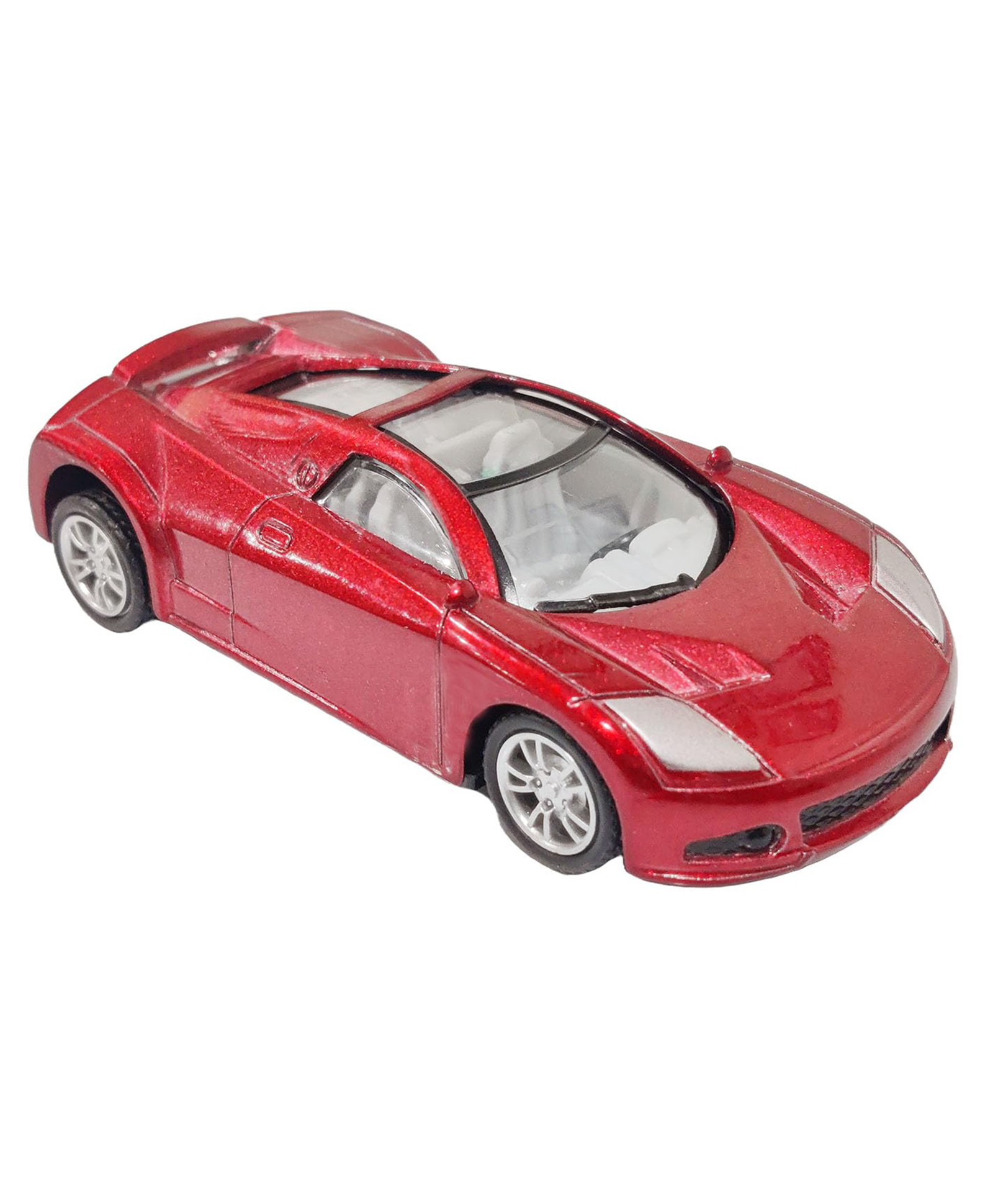 Bunie Realistic Small Size Die Cast Metal Car Pull Back Toy for Kids  Red-image-49