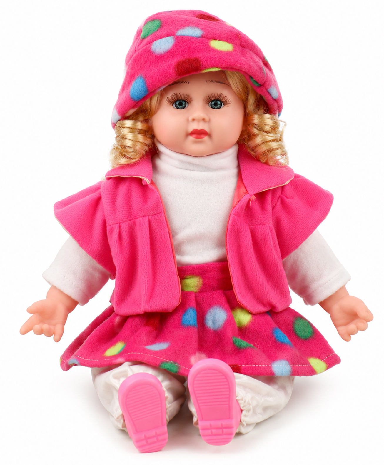 KiddyBuddy Poem Baby Doll Pink- Height 31 cm-image-36