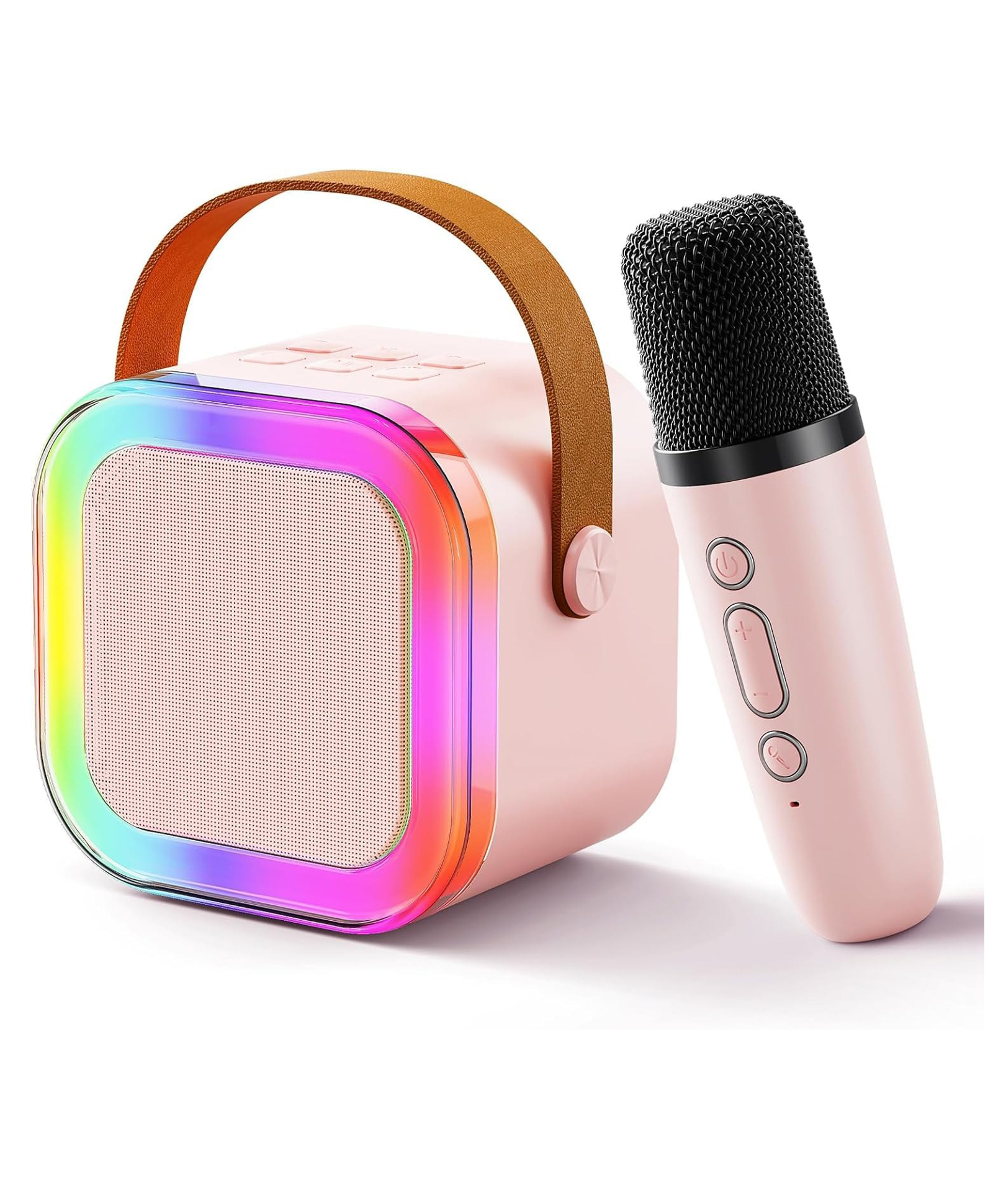 INPOUT Bluetooth Speaker with Mini Wireless Karaoke Mic, RGB Lights with 5 Voice Change Effects-picture-13