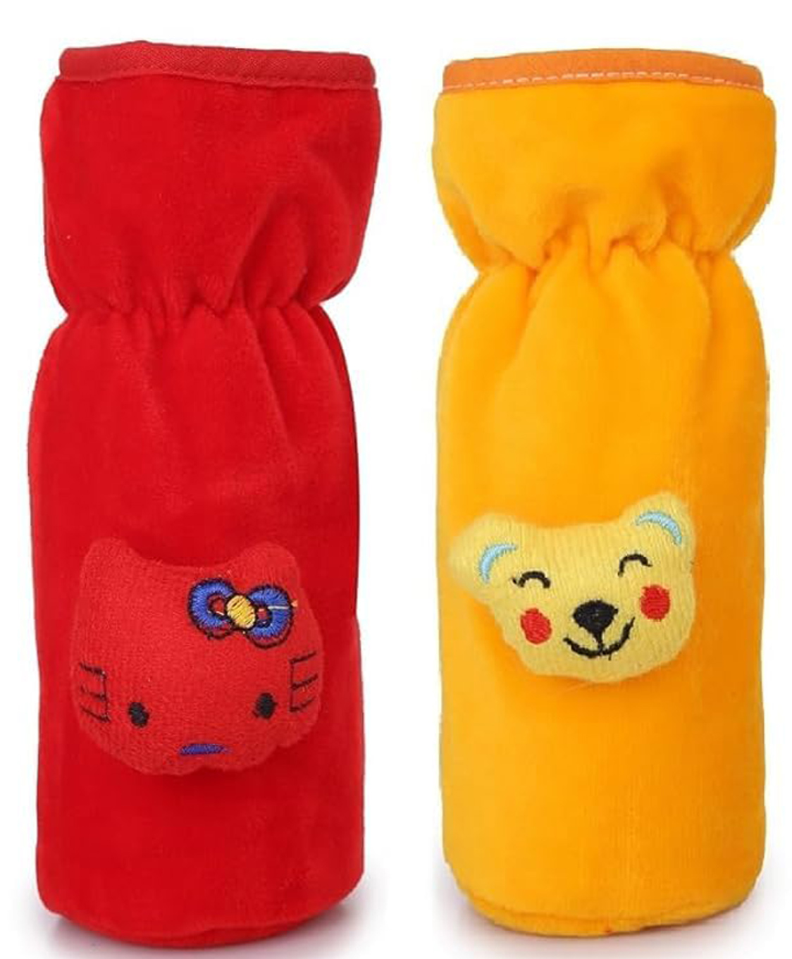 INPOUT Pack of 2 Velvet Smooth Soft Fabric Feeder Covers - Color may Vary-image-6