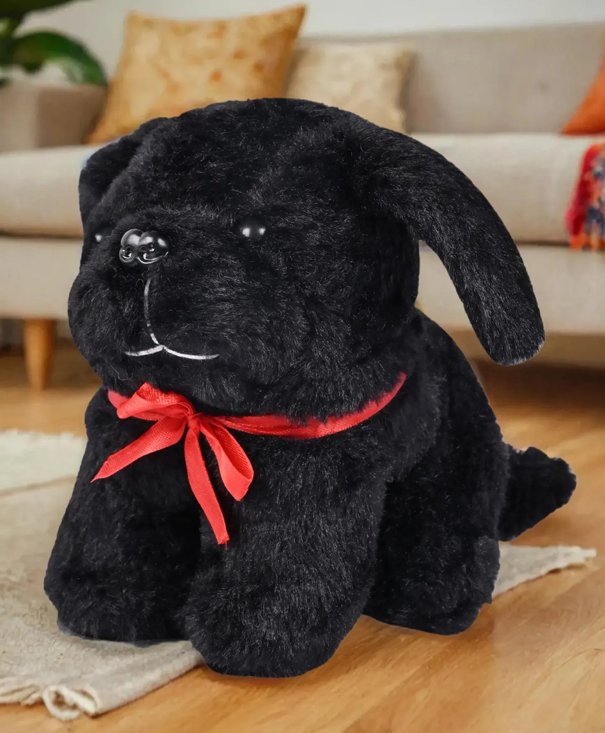 Besties Puppy Dog Soft Toy Black - Height 22 cm-image-46
