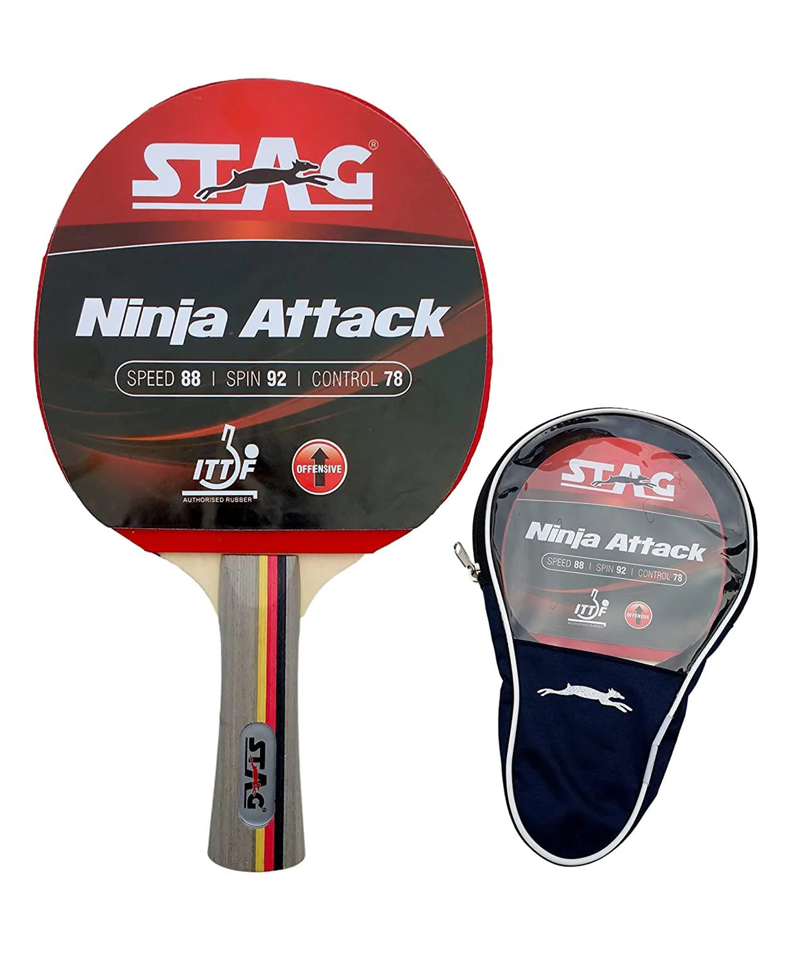 Stag Global Ninja Attack Table Tennis Racket-picture-12