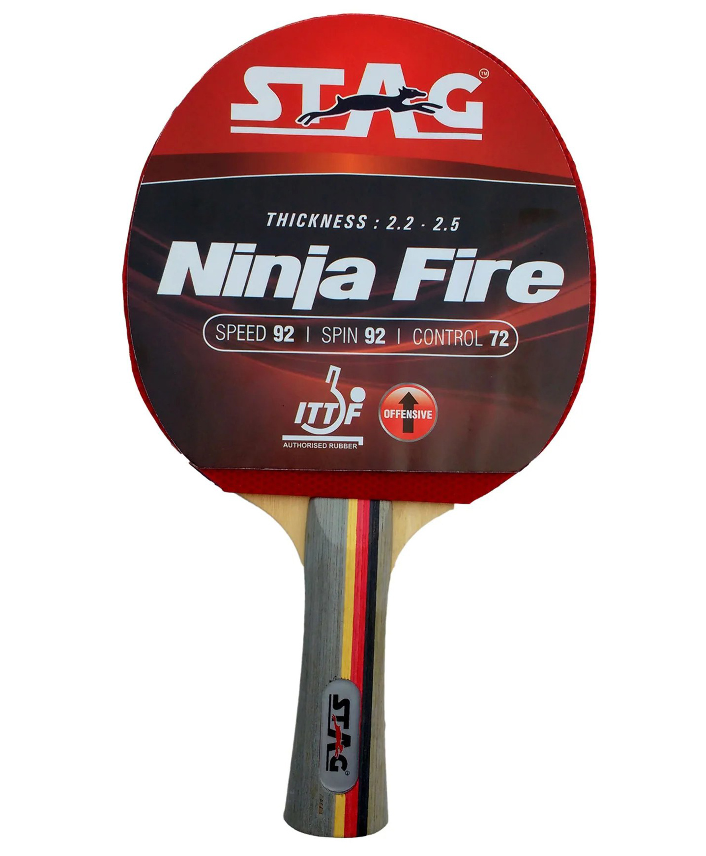 Stag Global Ninja Fire Table Tennis Racket-picture-13
