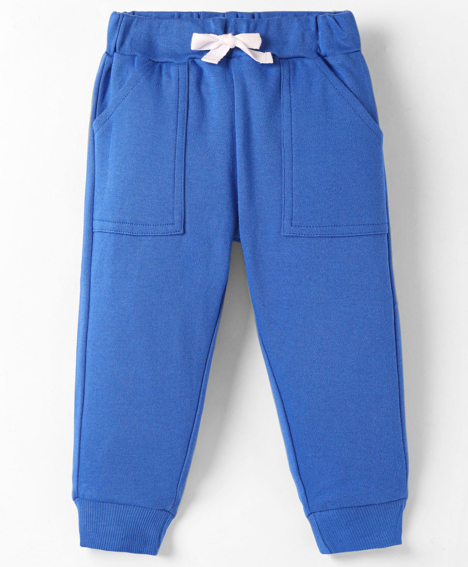 Zero Interlock Knit Full Length Solid Colour Lounge Pant - Blue-picture-37