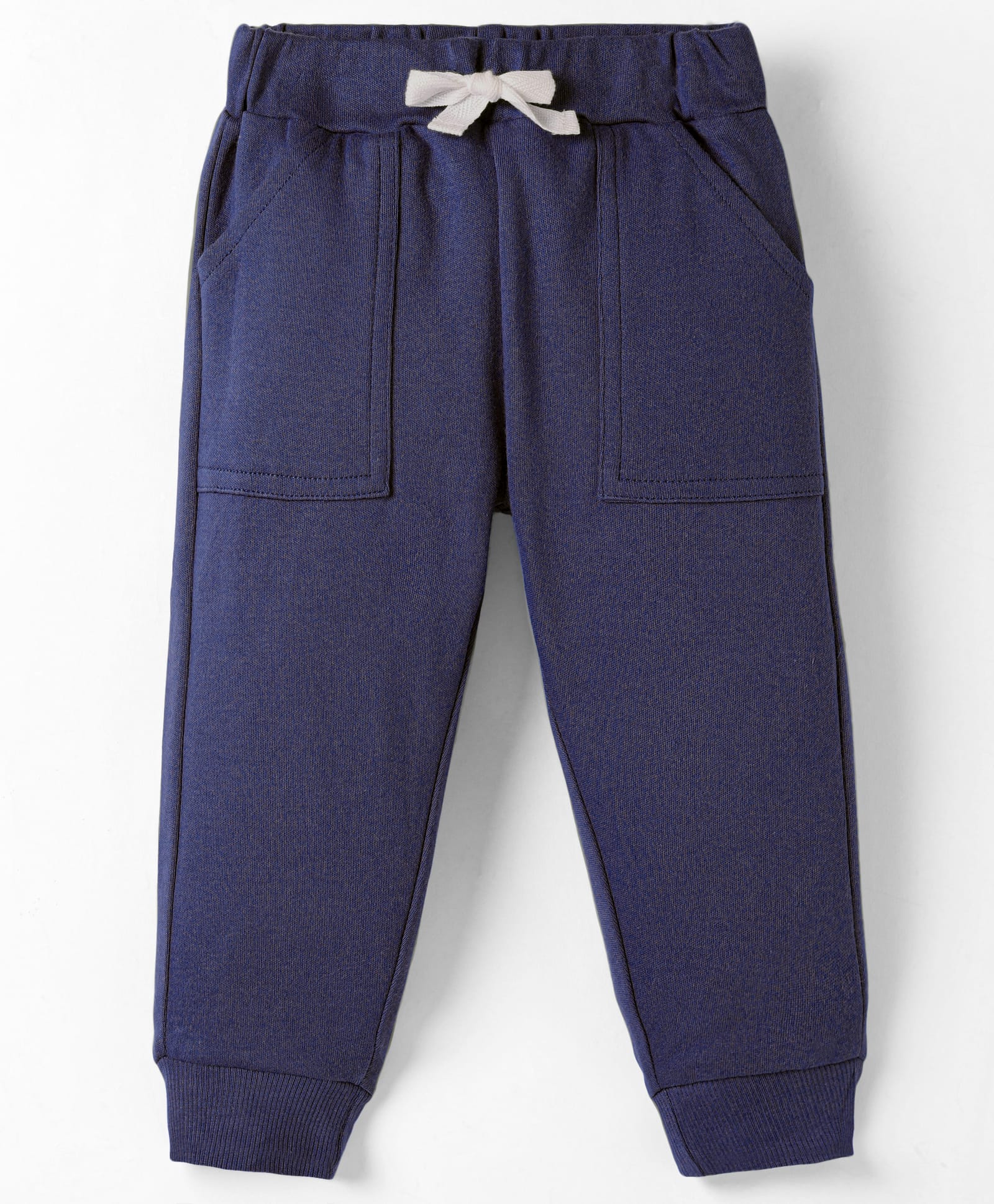 Zero Interlock Knit Full Length Solid Colour Lounge Pant - Navy Blue-picture-12