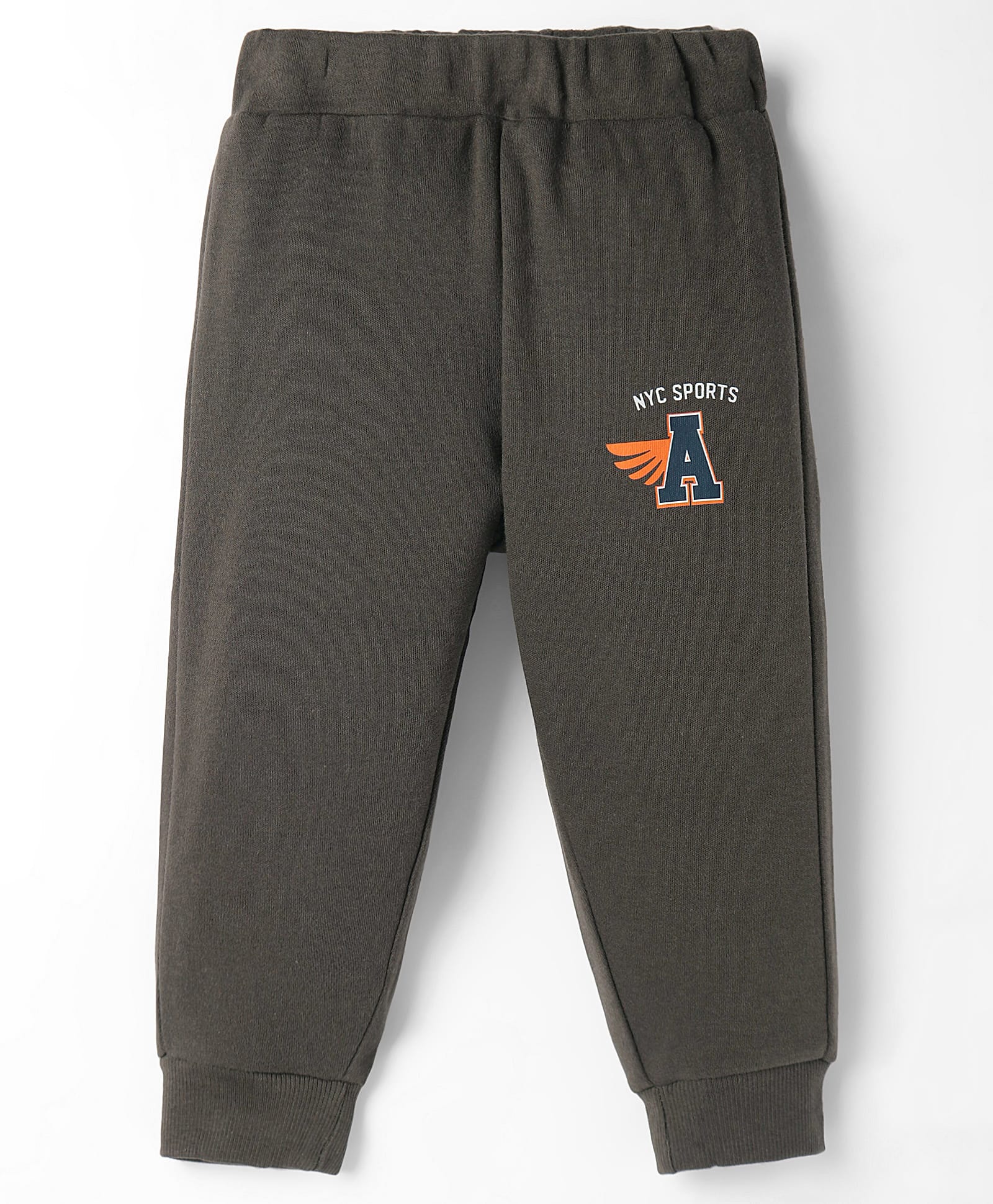 Zero Interlock Knit Full Length Lounge Pant With Text Print - Grey-picture-12