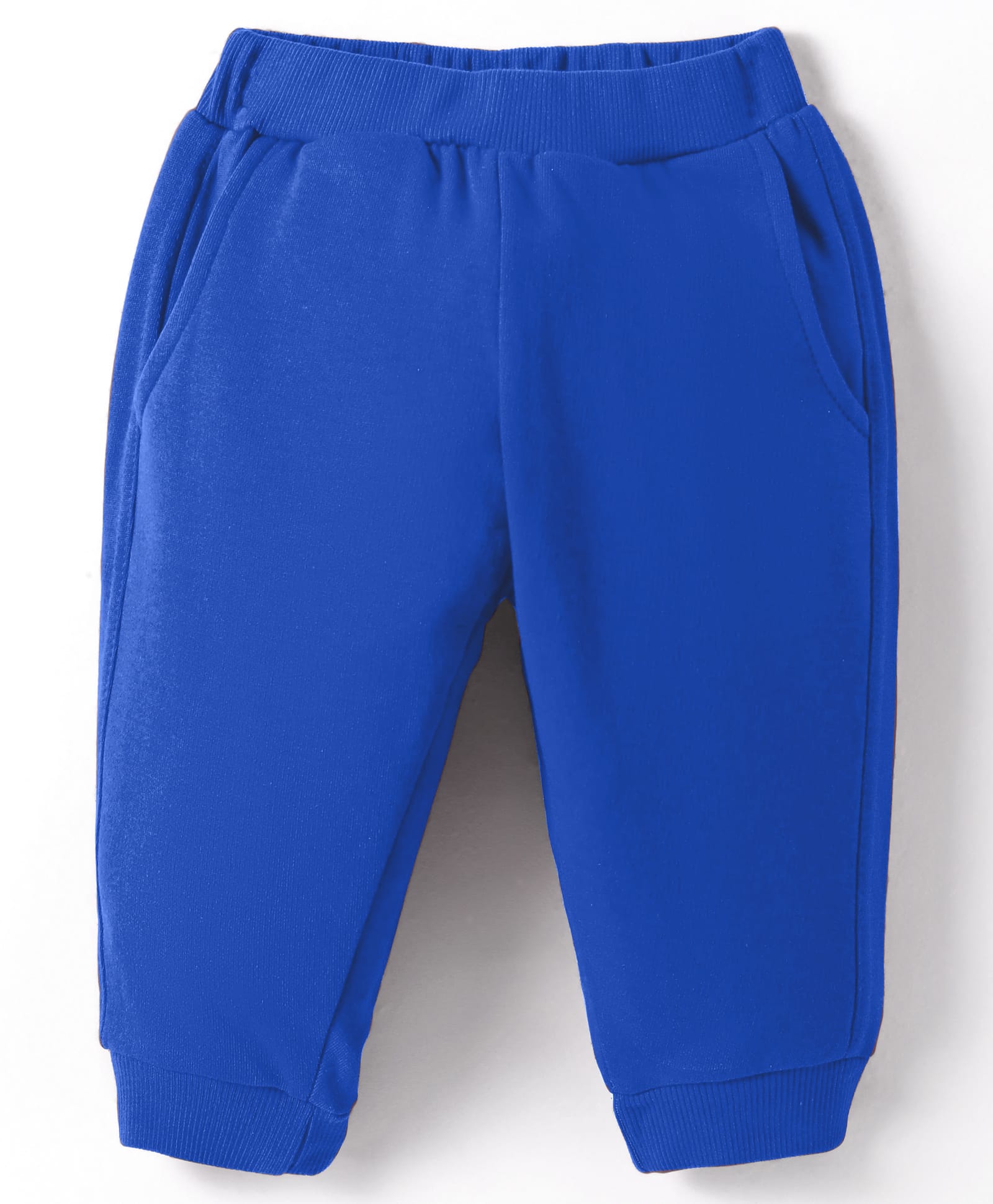 Zero Knit Full Length Solid Colour Fleece & Woollen Bottom - Royal Blue-picture-14