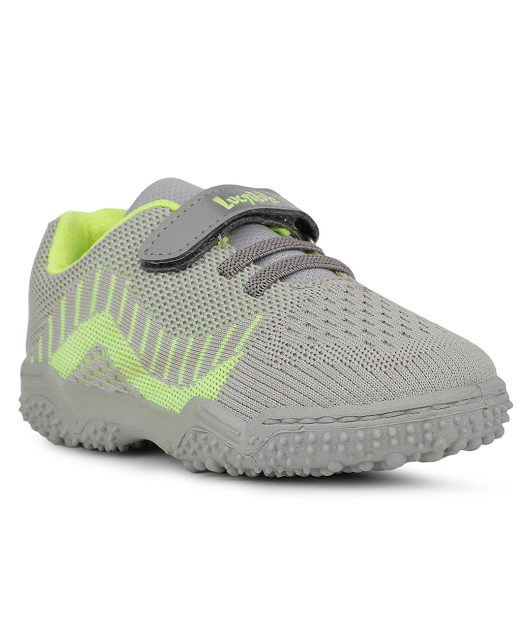 LIBERTY Mesh Detailed & Abstract Designed Velcro Closure Shoes - Light Grey-picture-21