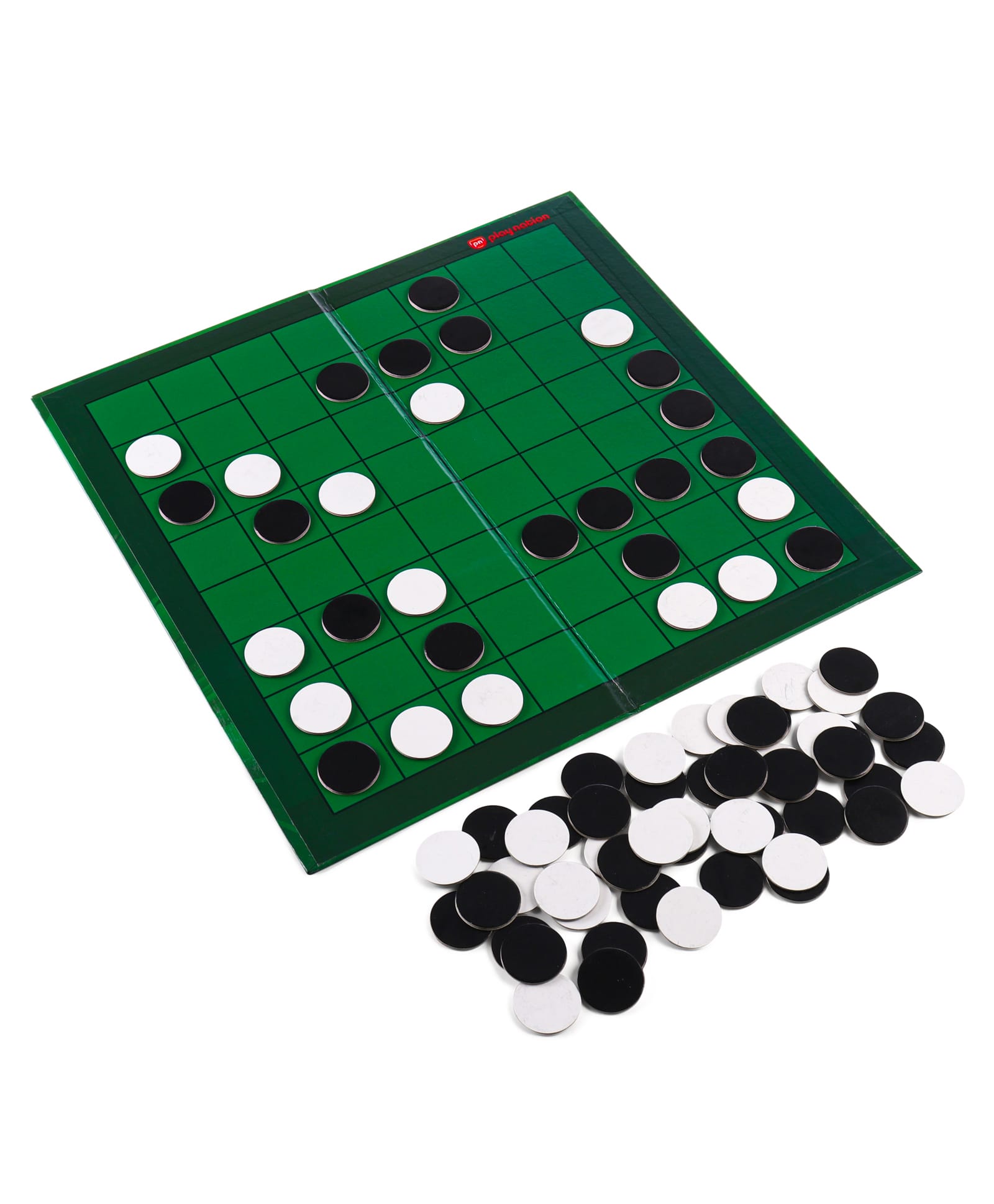 Play Nation Reversi Classic Timeless Strategy Board Game - Green