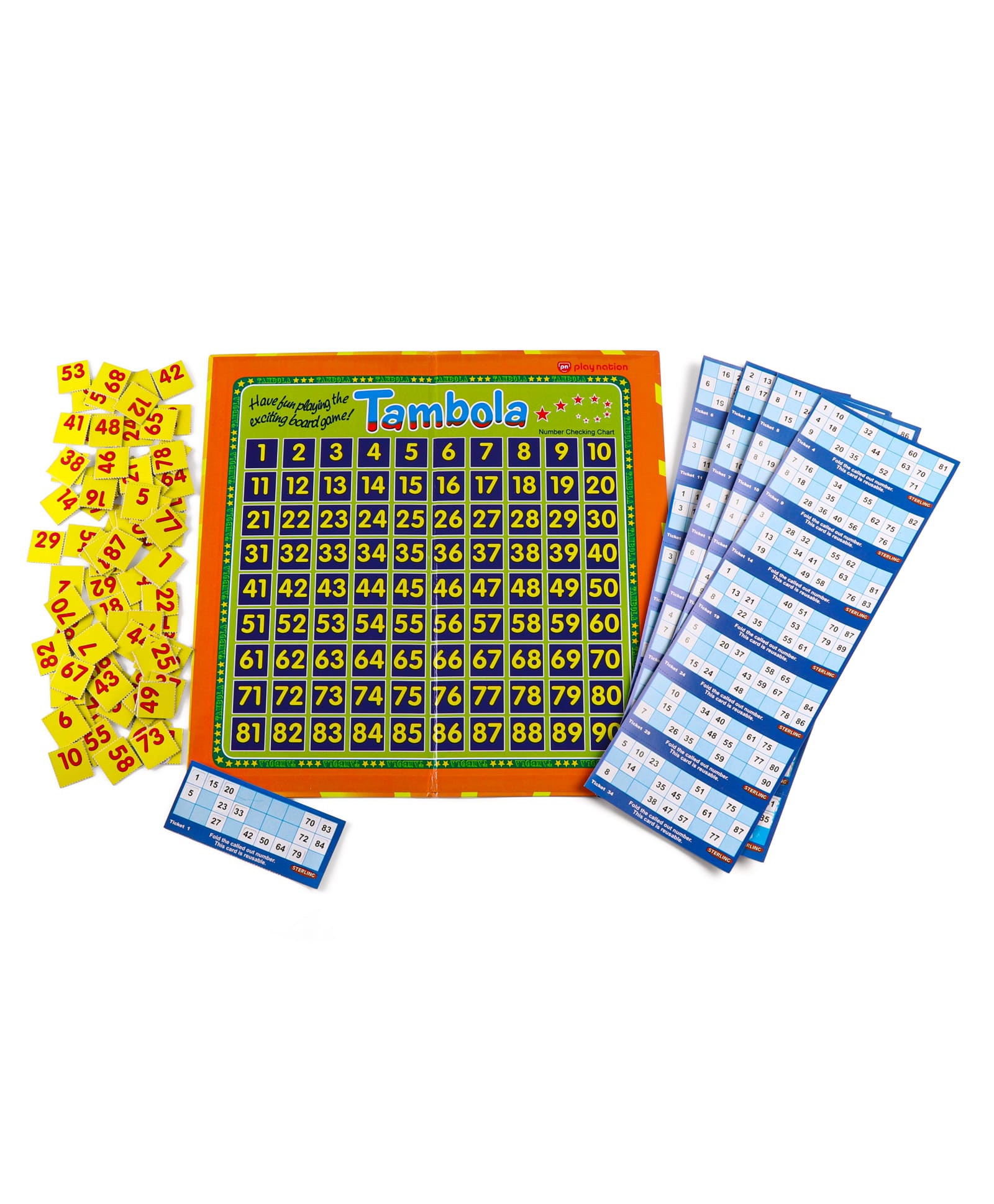 Play Nation Tambola Board Game - Multicolour-picture-17