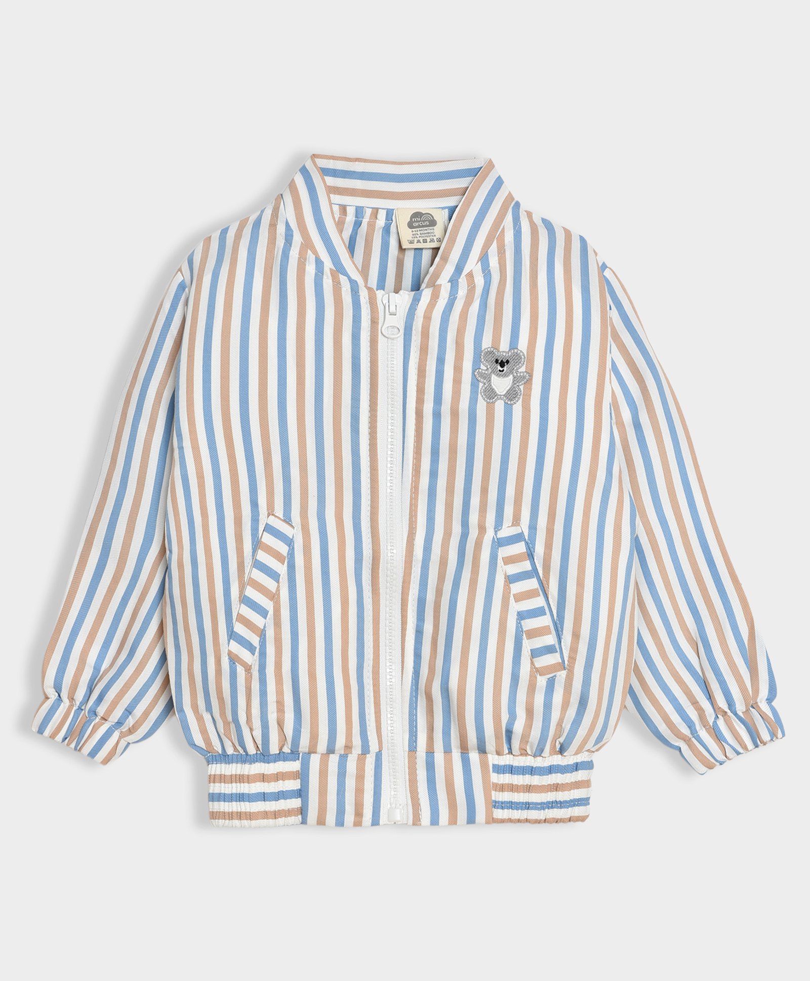 Mi Arcus Full Sleeves Striped Jacket - Multi Colour-picture-27