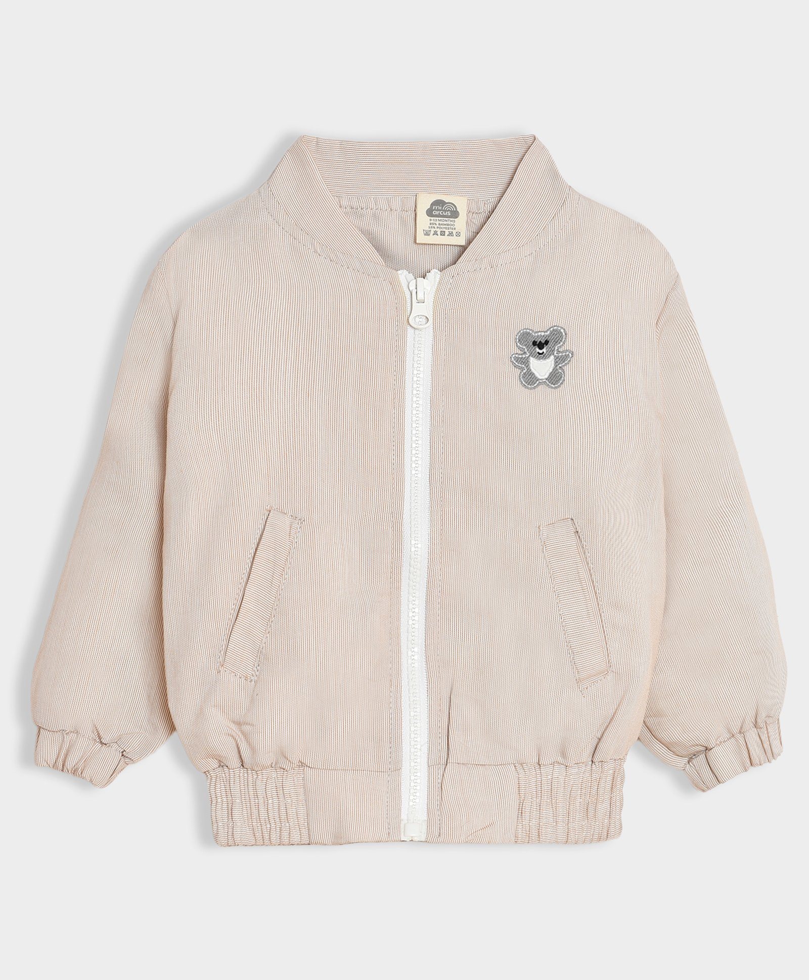 Mi Arcus Full Sleeves Striped Jacket - Cream-picture-22