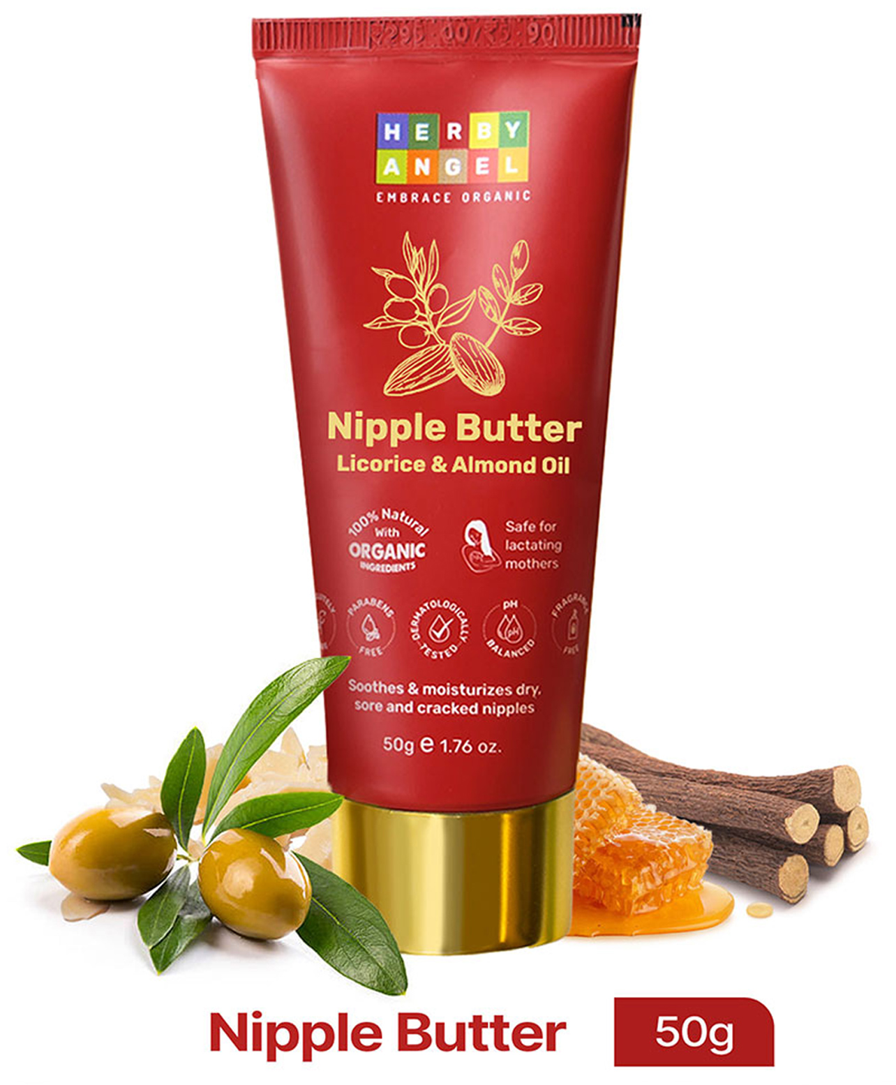 Herby Angel Nipple Butter with Almond Oil and Licorice-50g