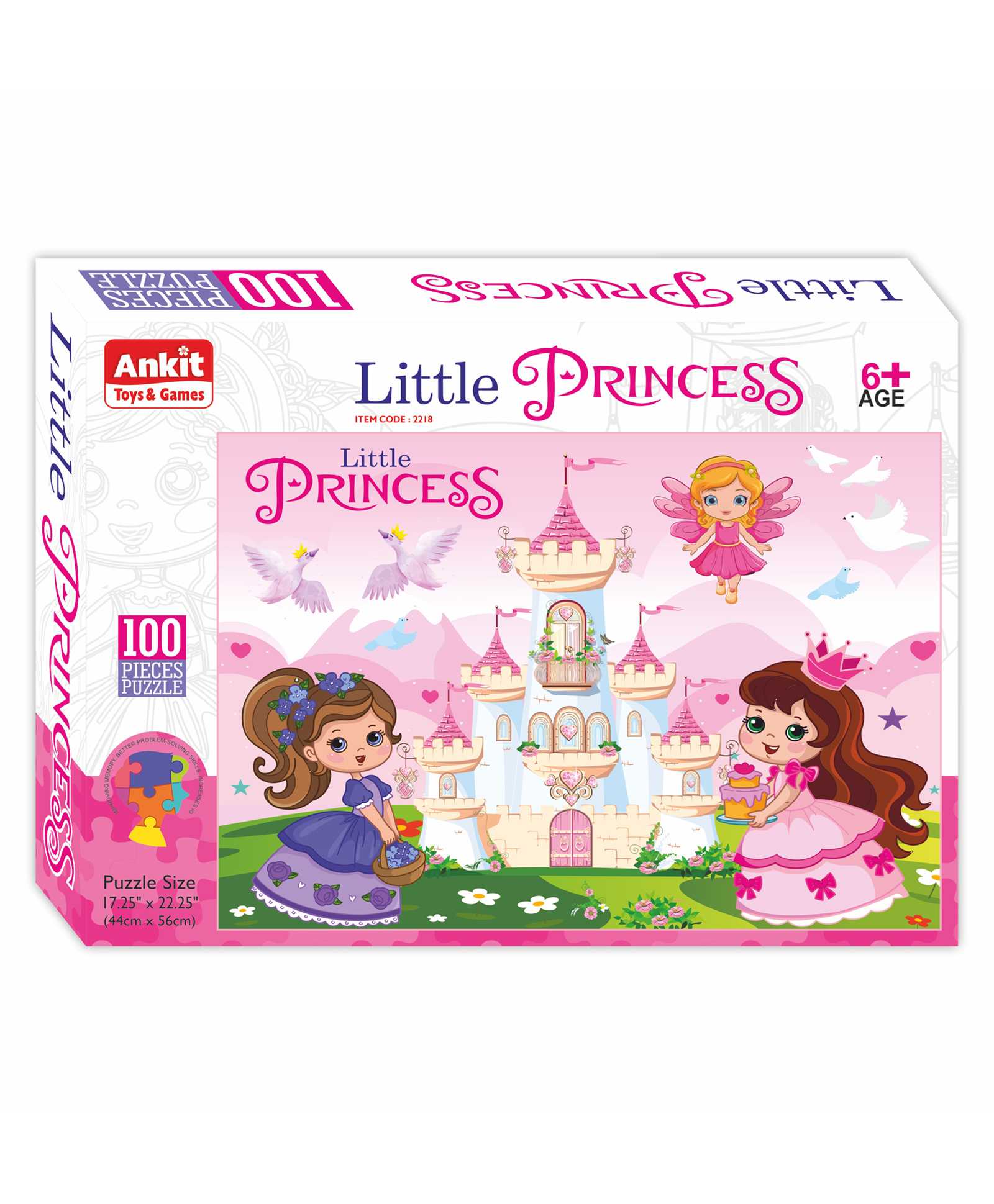 Ankit Toys & Games Little Princess Puzzle 100 Pieces-image-21