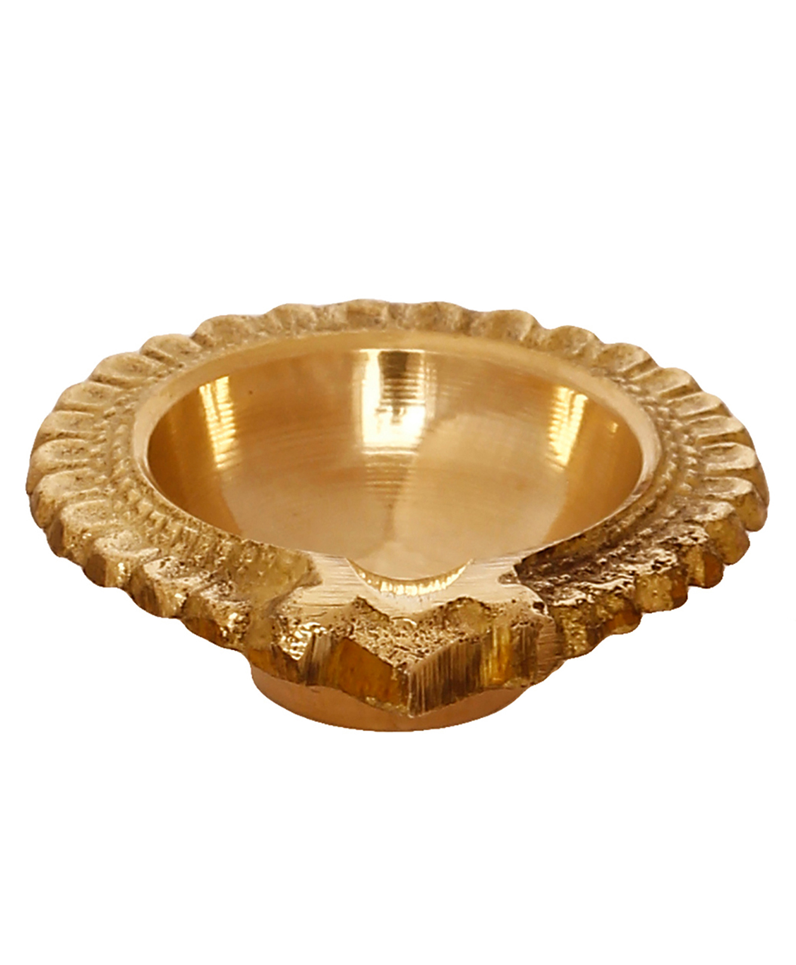 eCraftIndia Auspicious Handcrafted Brass Diya-picture-12