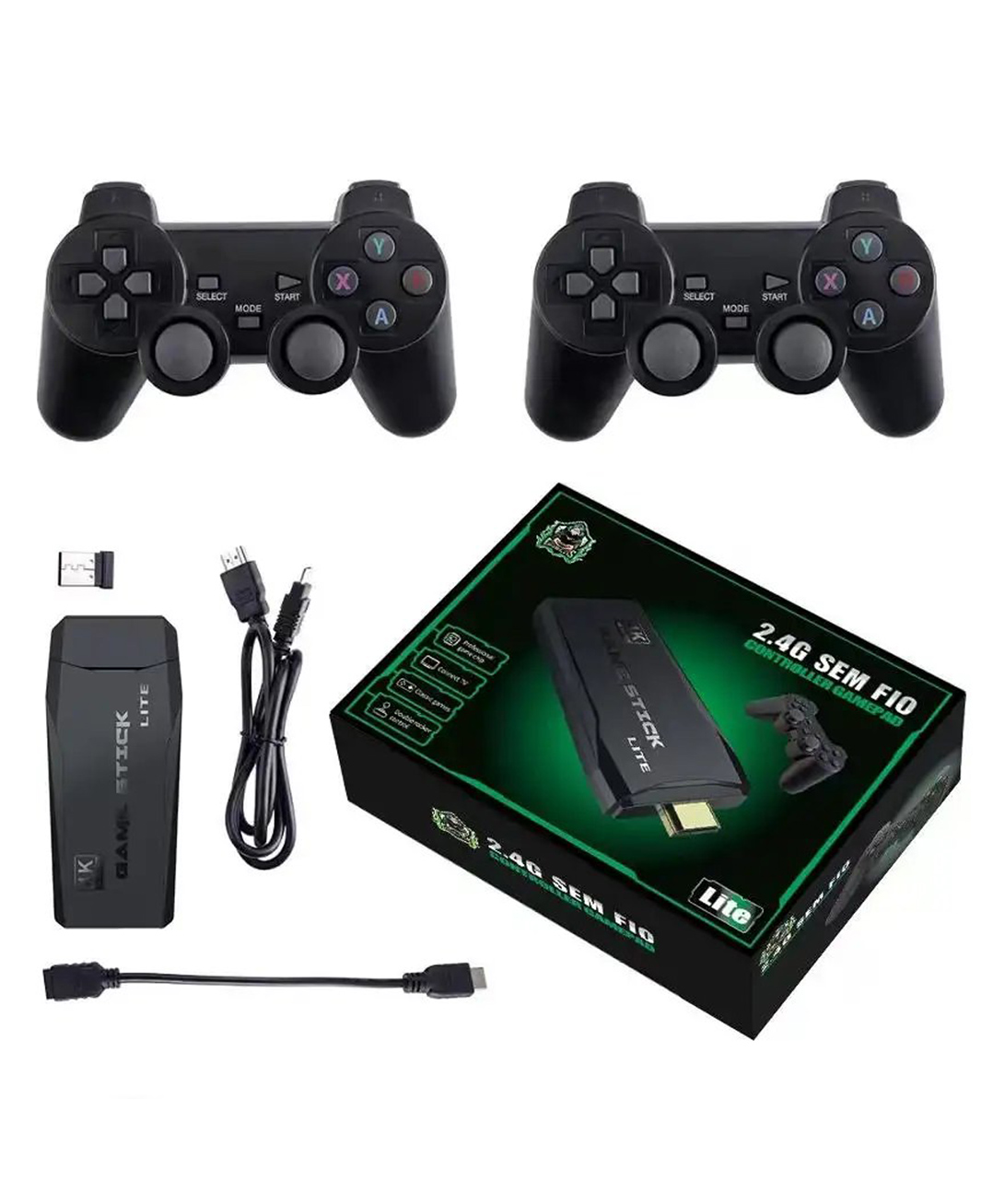Zyamalox M8-S video game Stick 4K 10000 3D games for kids 64GB HD Mini Consola Retro Video Game Consoles For PS1 Classic Wireless Remote control video game for tv-picture-15