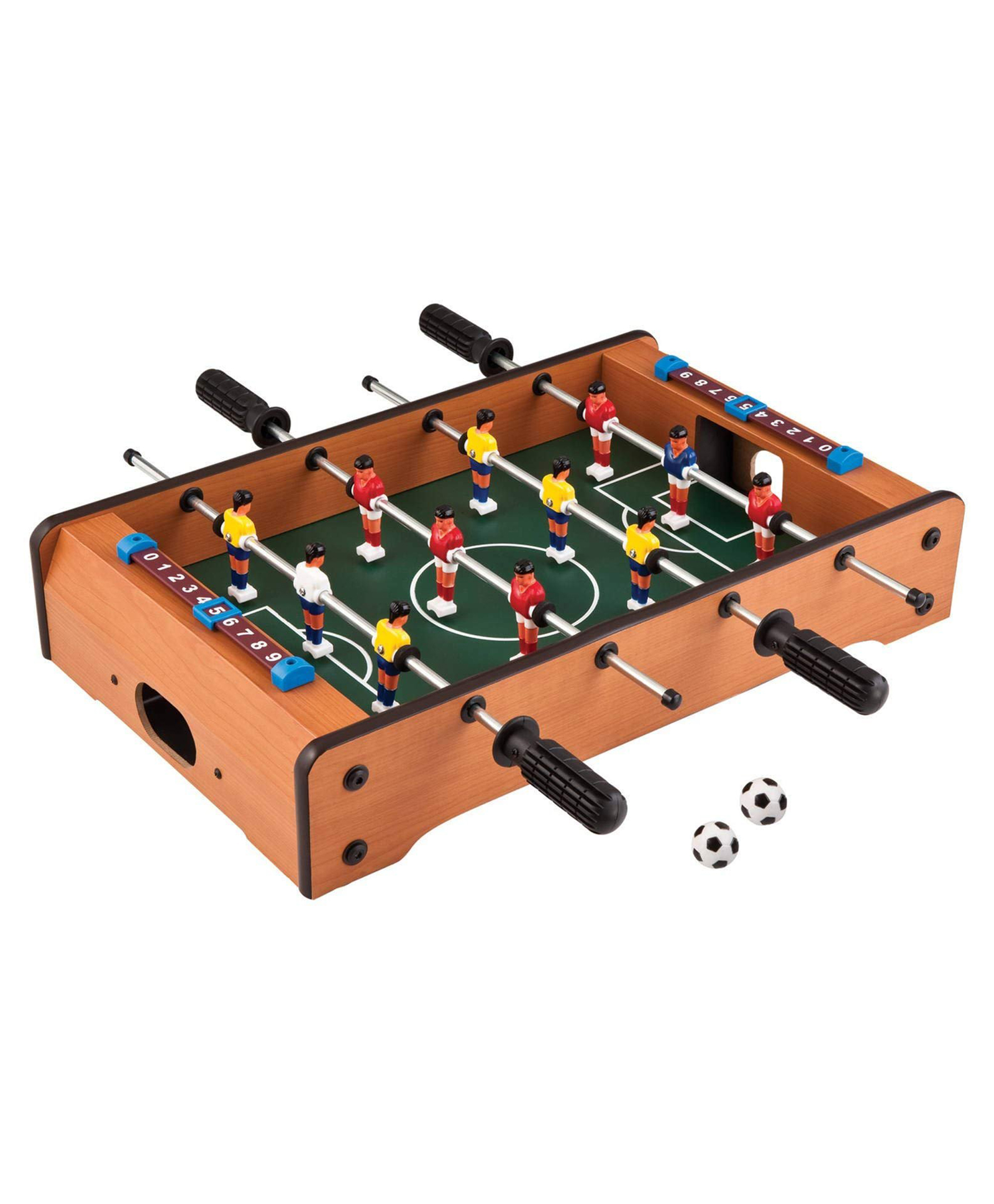 Zyamalox Wooden Foosball Table for Home: Compact, Foldable Indoor Soccer Game, Family Entertainment, Mini Table for Kids' Rooms, Premium Quality-image-2