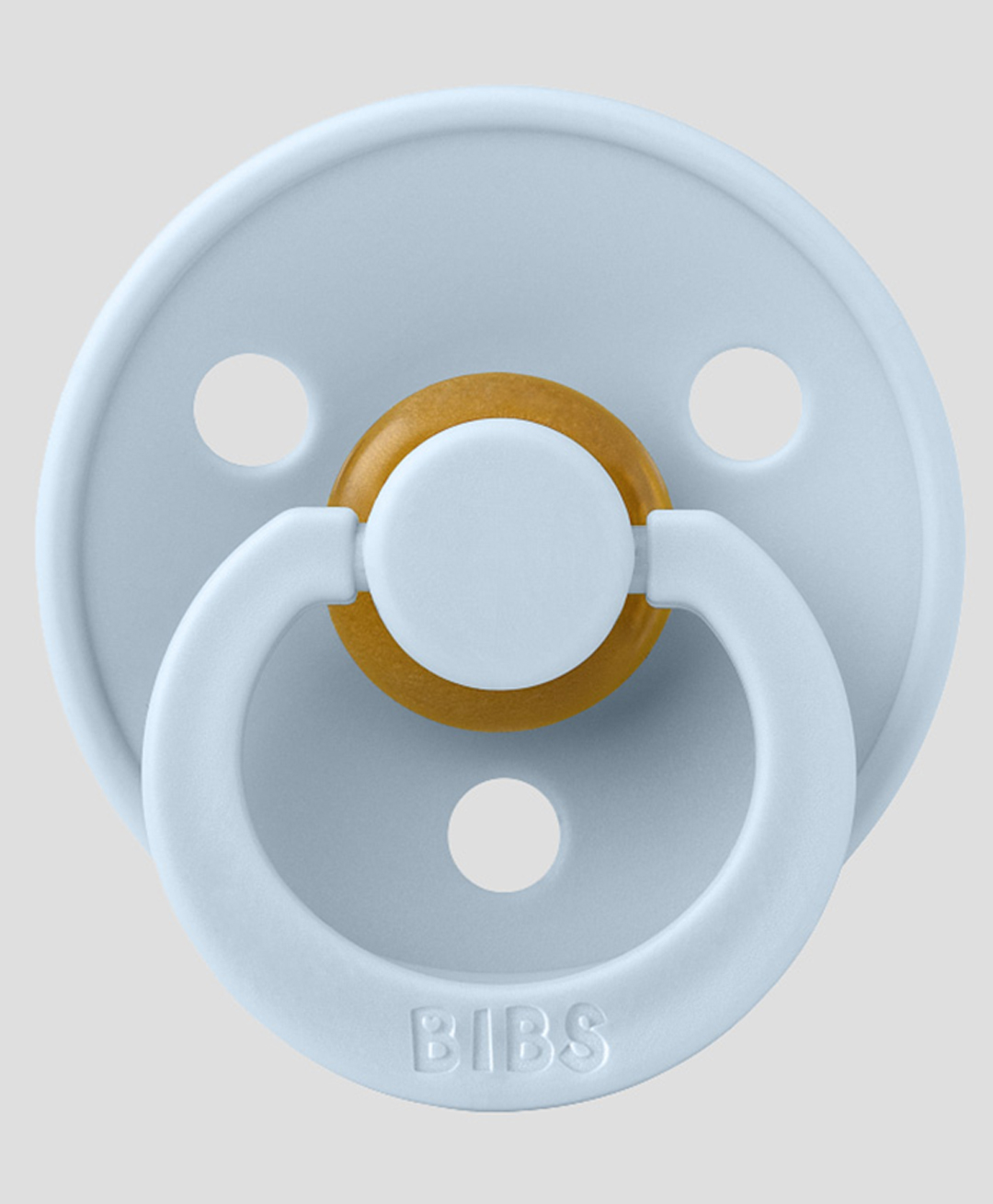 Bibs Colour Latex Round Pacifier Nipple Size 1 Pack of 1 - Baby Blue-image-45