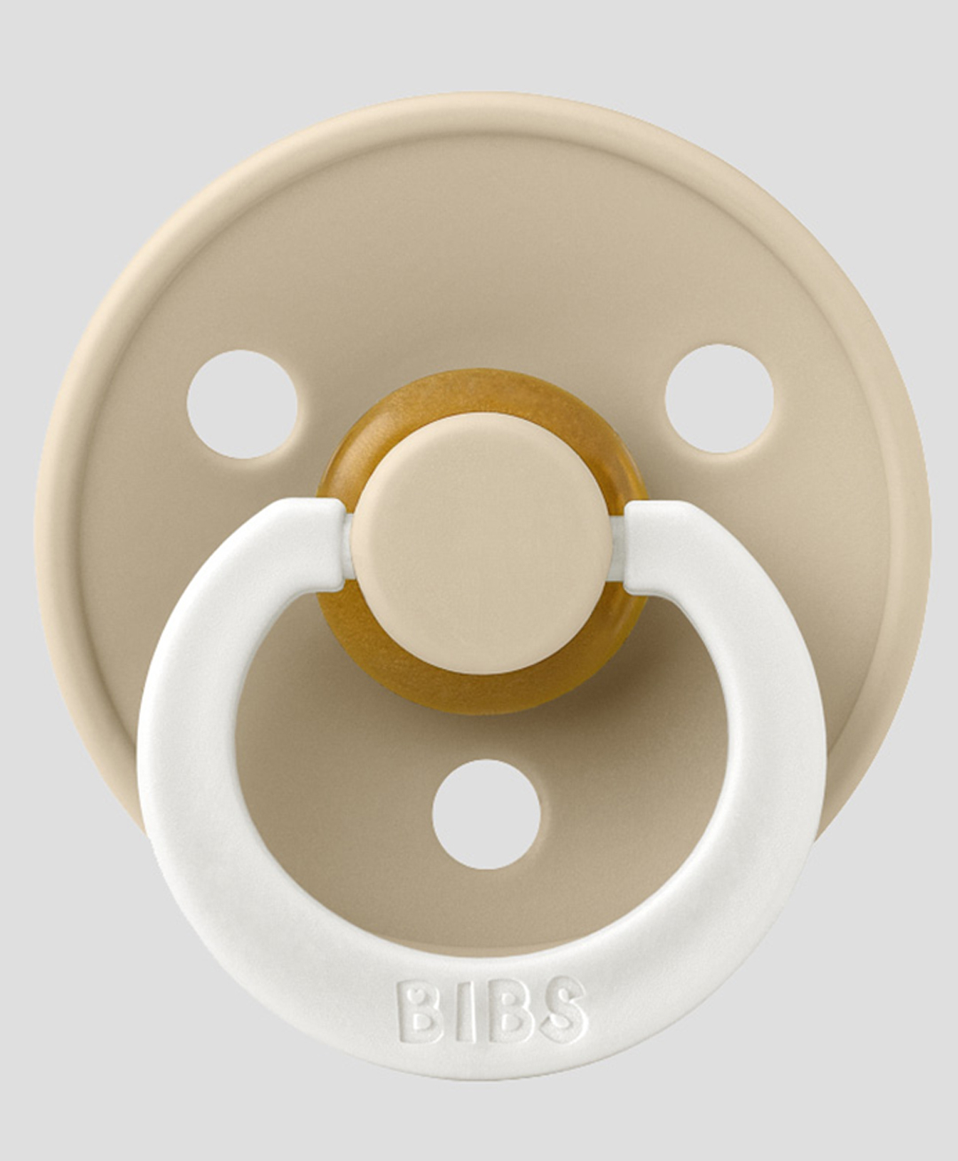 Bibs Colour Glow in the Dark Latex Round Pacifier Nipple Size 2 Pack of 1 - Vanilla Glow-picture-12