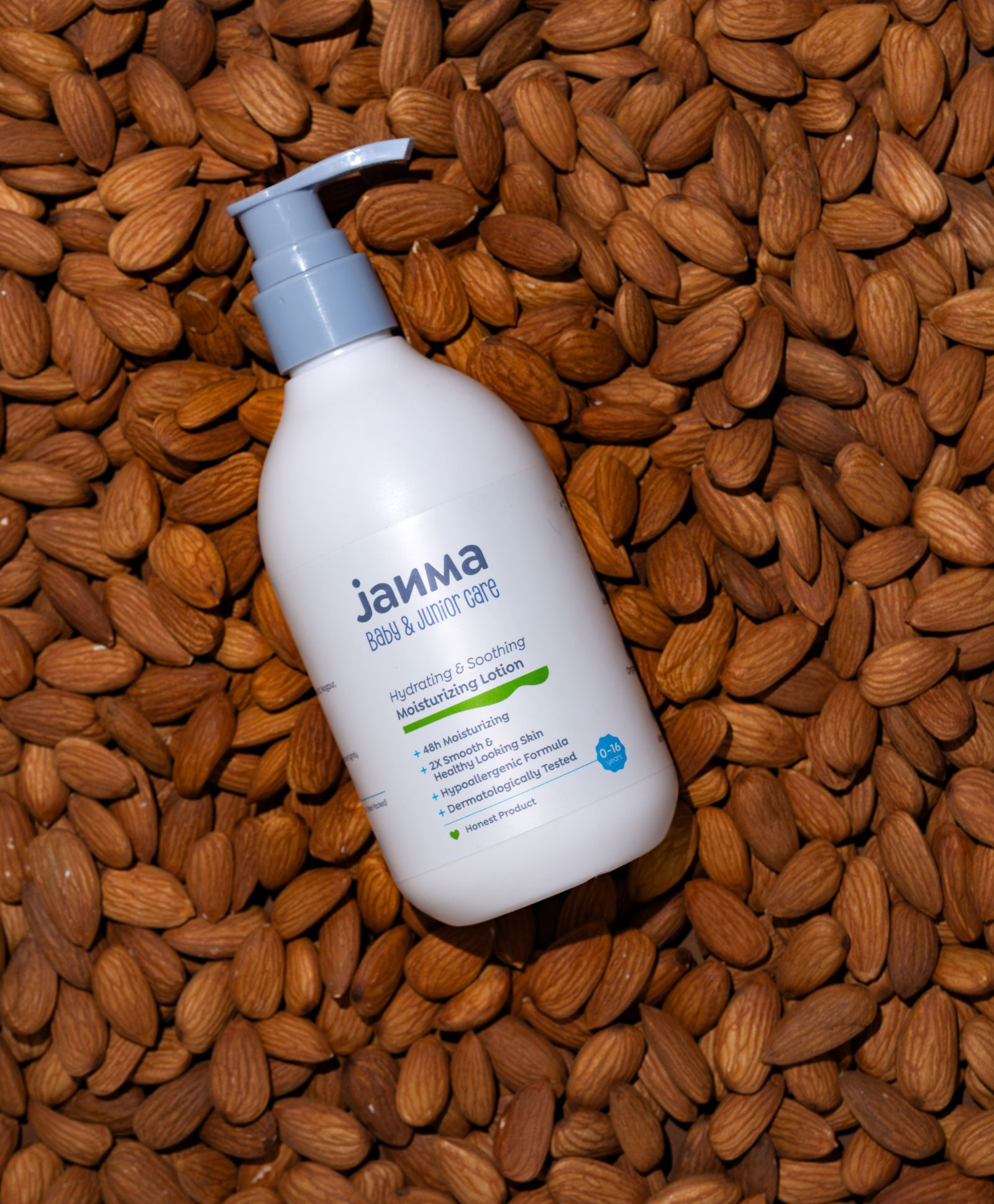 janma care Hydrating & Soothing Moisturizing Lotion | 250 ml | Janma Baby & Junior Care | Almond Oil, Organic Ghee, Avacado, Oats-picture-2