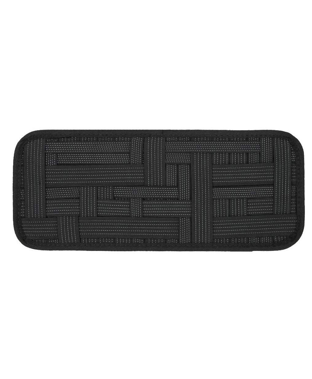 SYGA Cable Organizer Sheet, Criss-Crossing Grid Travel Gadgets Management Case for Hard Drive/Power Bank/Charging Cords Organizer Board-image-3