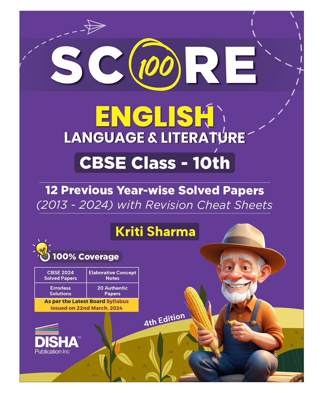 Score 100 English Language & Literature CBSE Class 10th 12 Previous Year-wise Solved Papers (2013 - 2024) with Revision Cheat Sheets 4th Edition | PYQs for 2025 Exam-image-31