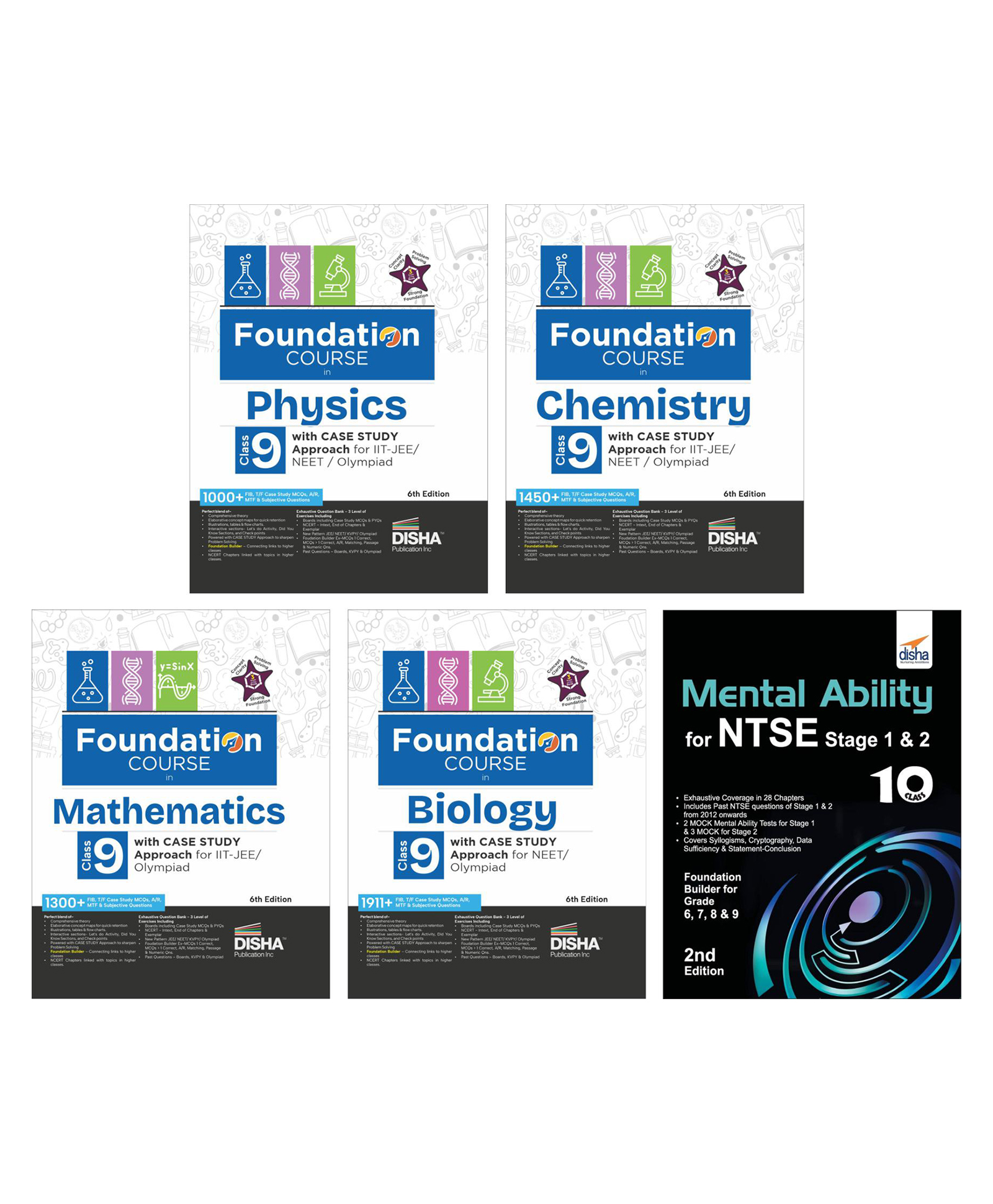 Foundation Course in Class 9 Physics, Chemistry, Mathematics & Biology with Case Study Approach & Mental Ability Book for IIT JEE/ NEET/ Olympiad - 6th Edition-image-13